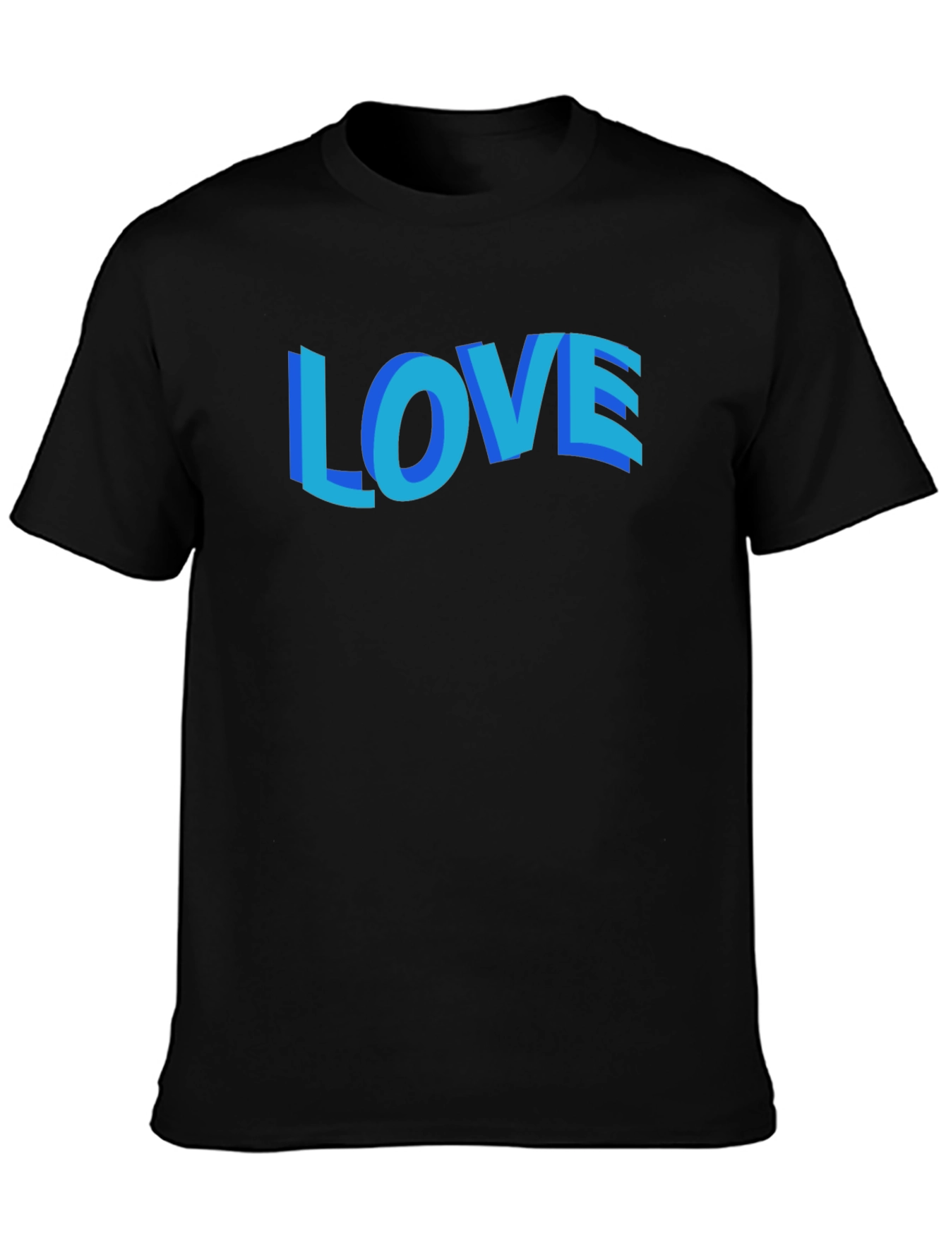 LOVE Graphic T-Shirt - Stylish Black Cotton Tee