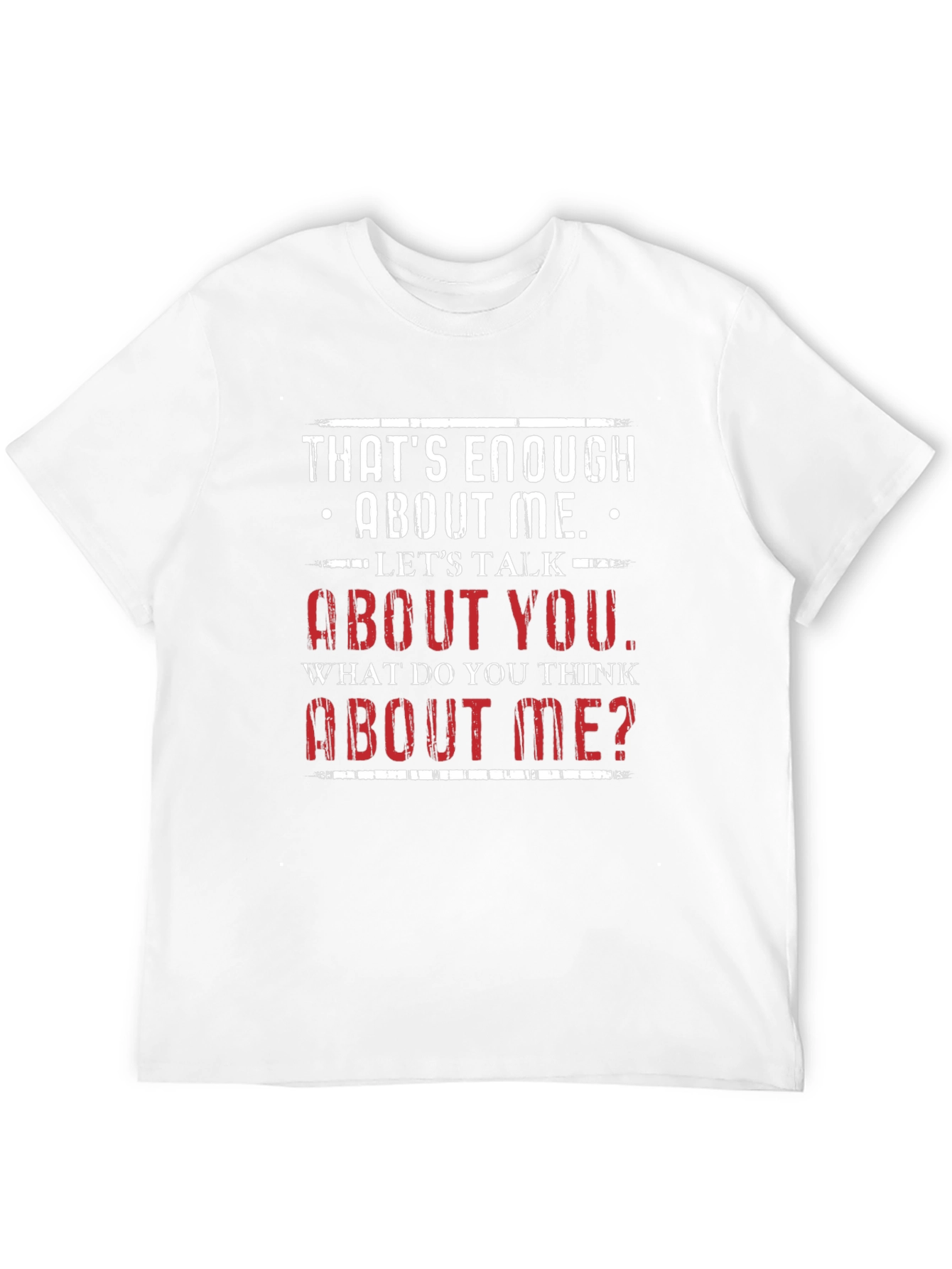Funny About Me Graphic Tee - Black
