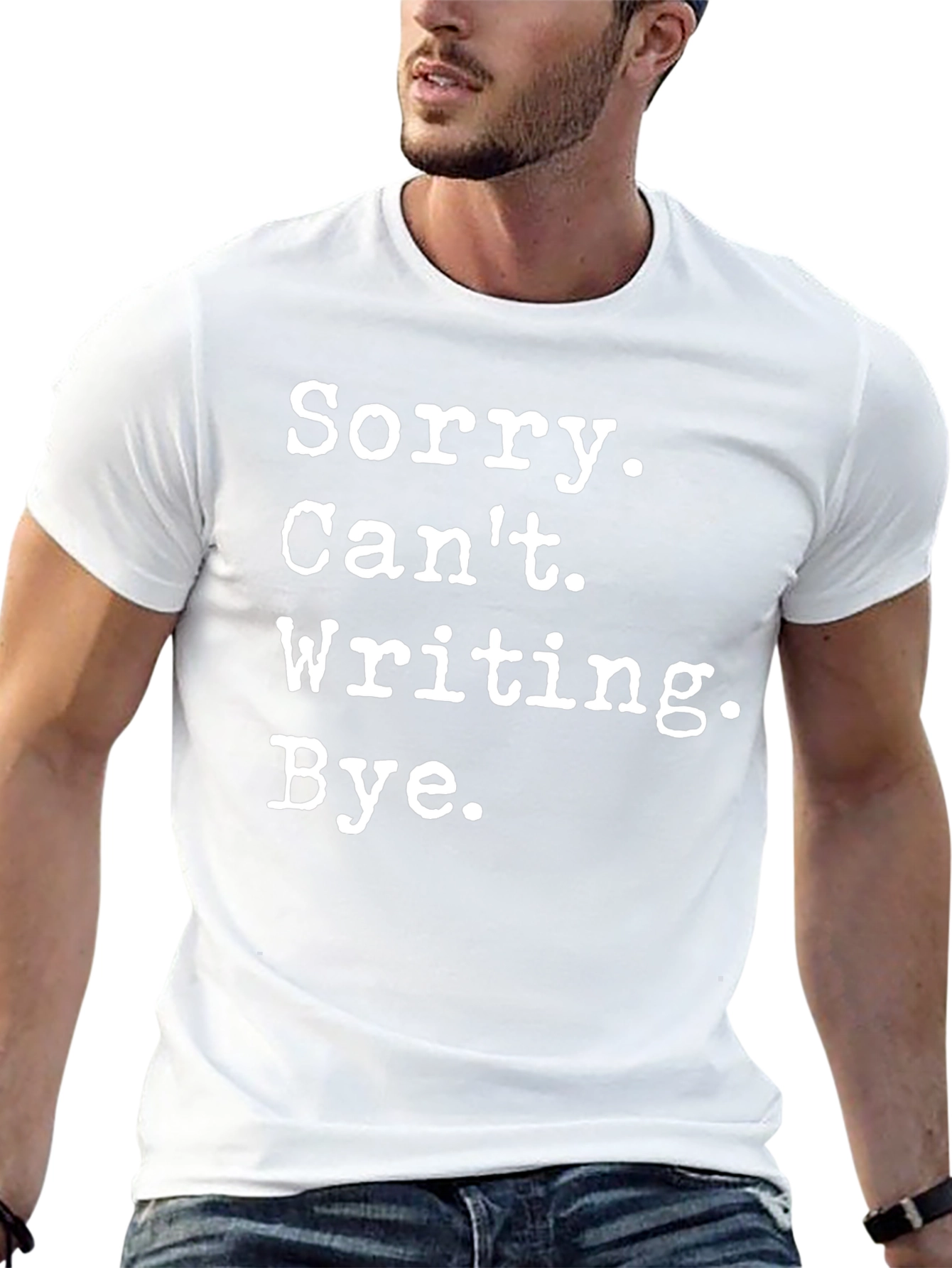 Sorry Cant Writing Tee