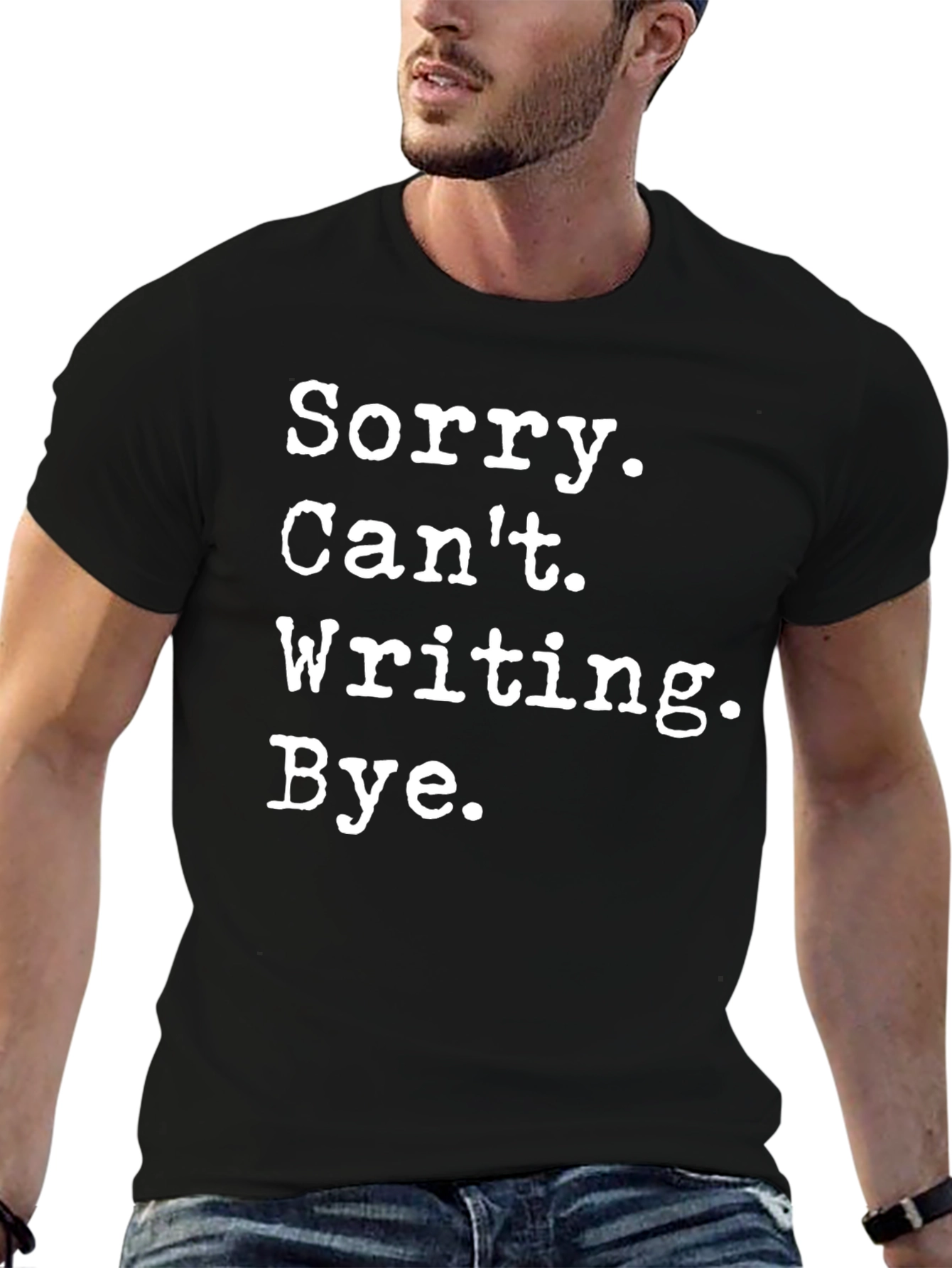 Sorry Cant Writing Tee