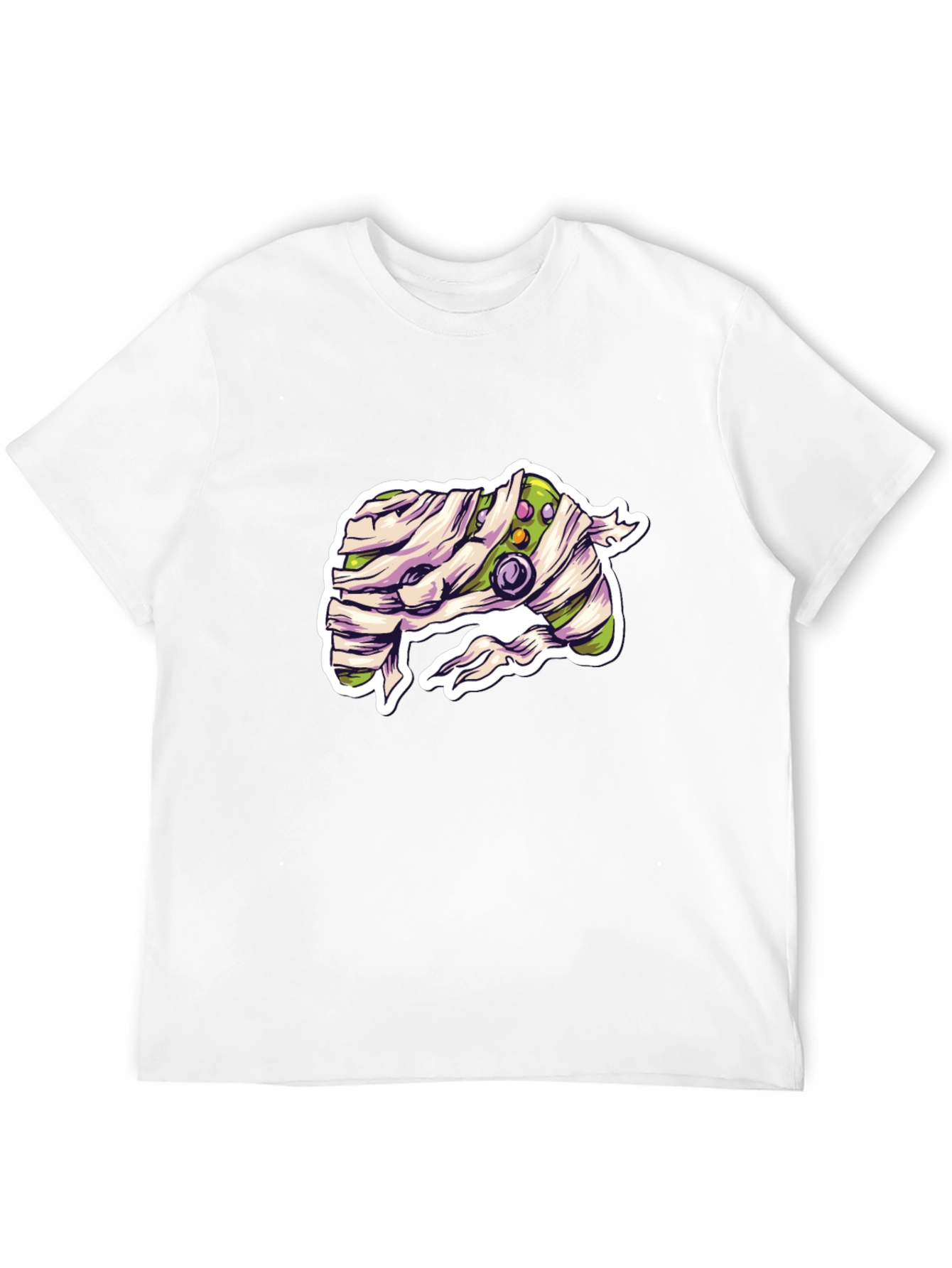 Mummy Controller Graphic T-Shirt - Gamer Halloween Tee