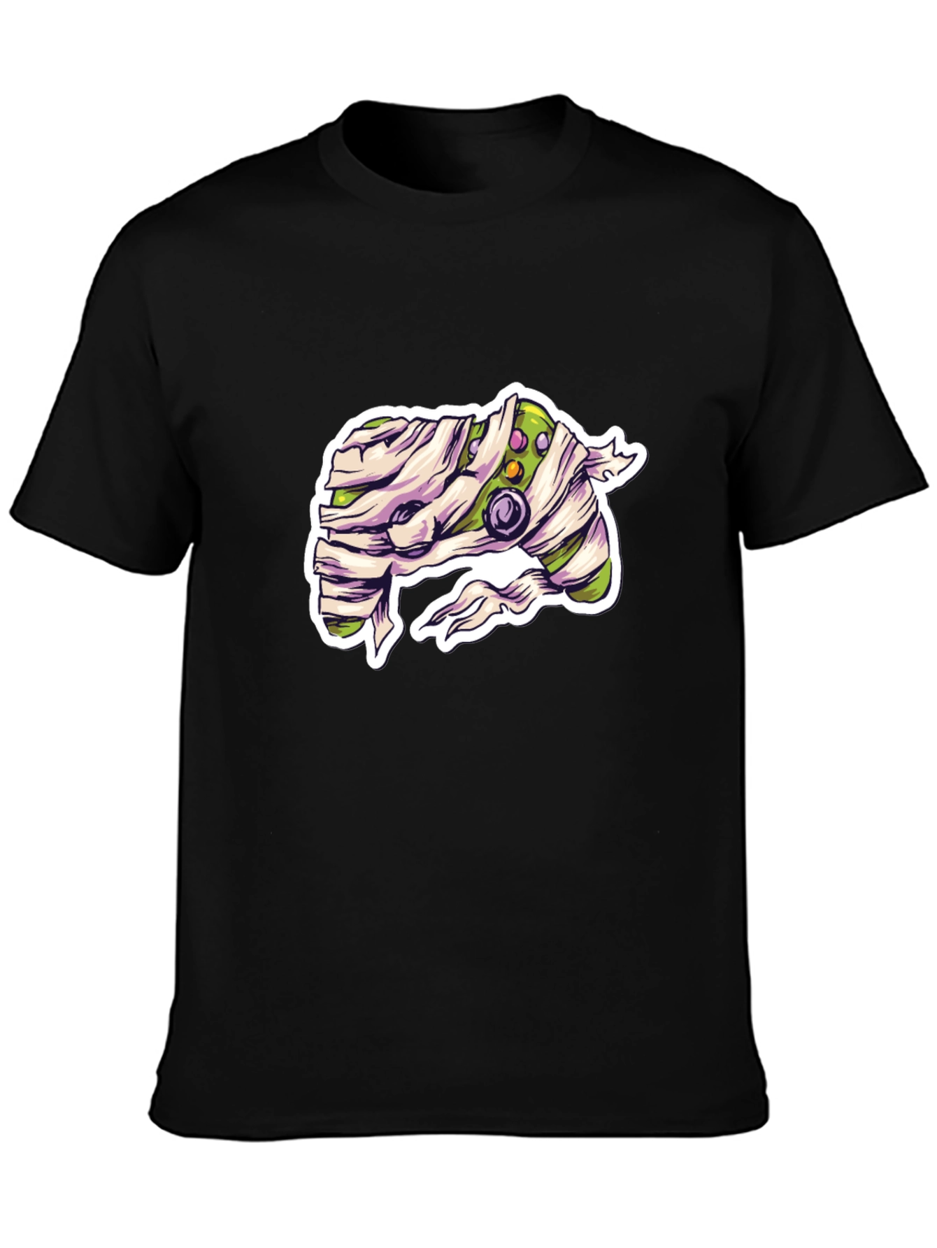 Mummy Controller Graphic T-Shirt - Gamer Halloween Tee