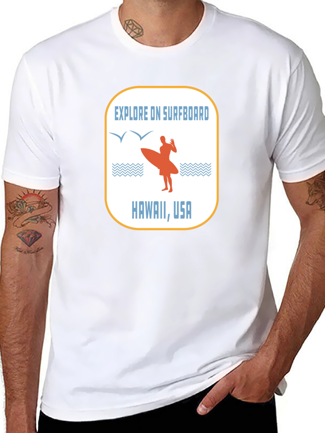 Hawaii Surfboard T-Shirt