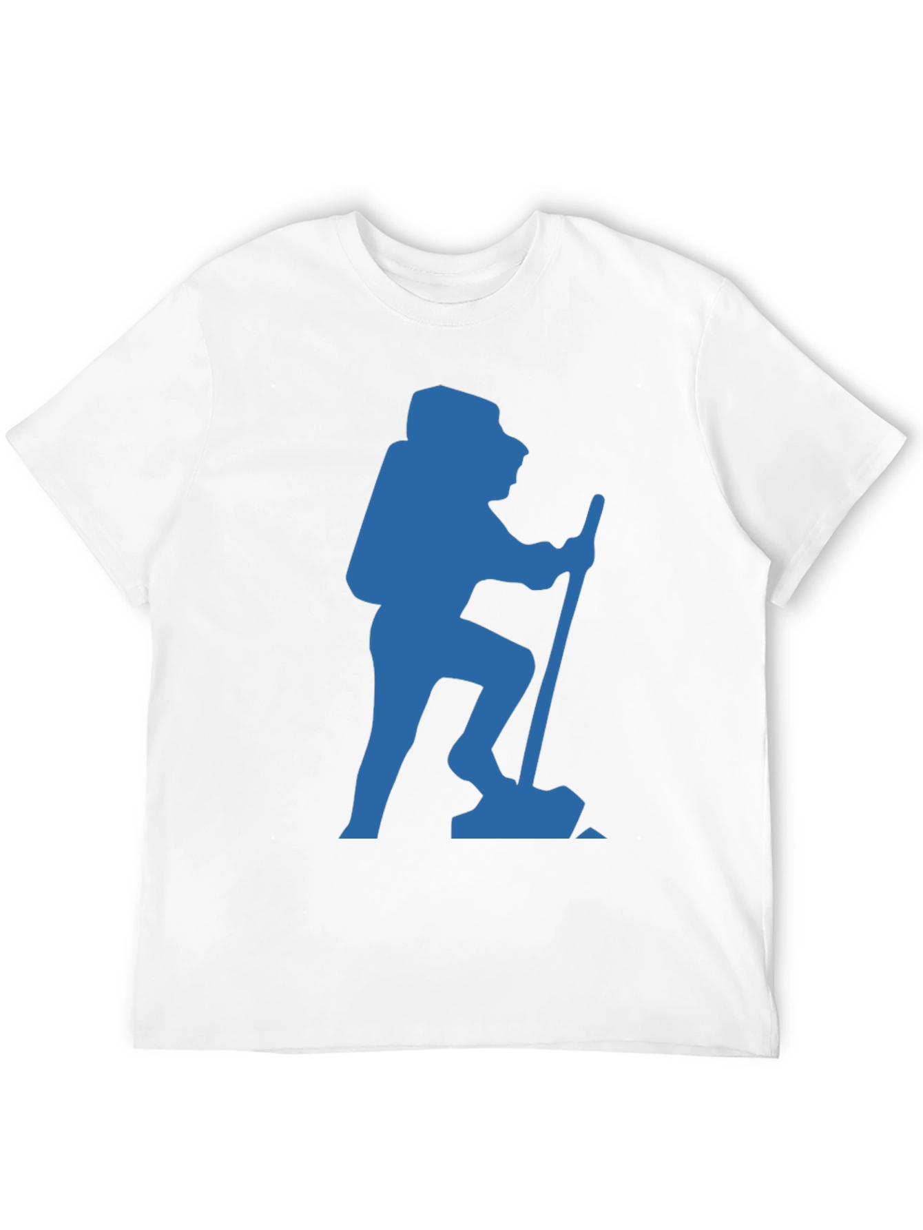 Hiking Adventure T-Shirt - Blue Silhouette