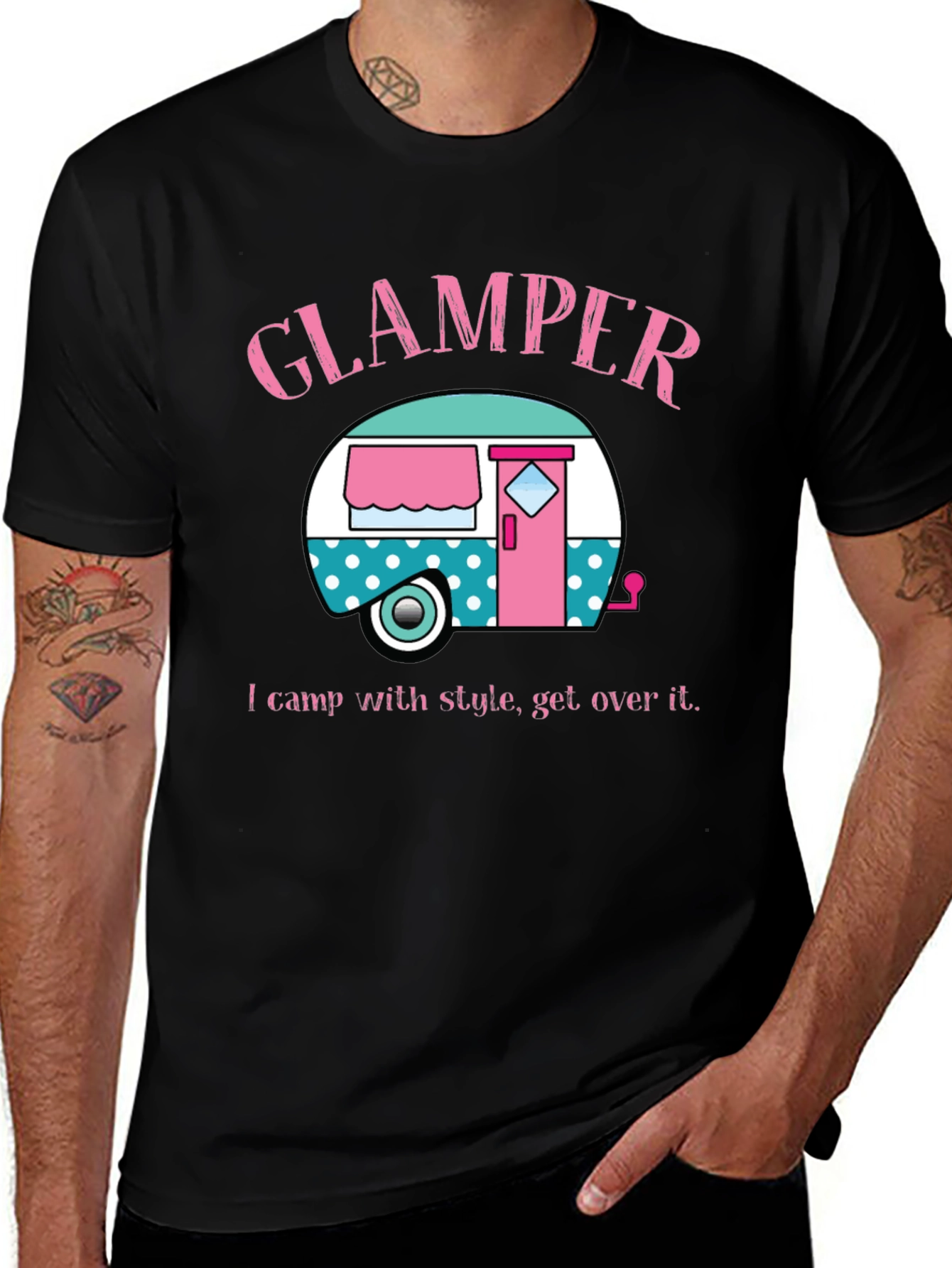 Glamping T-Shirt: Camp with Style!