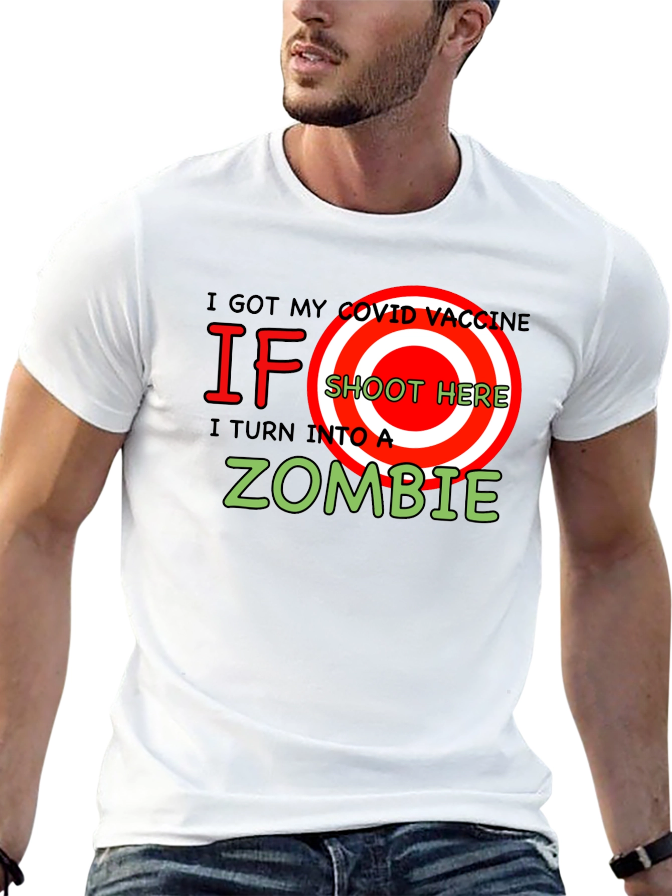 I Got My COVID Vaccine Zombie T-Shirt