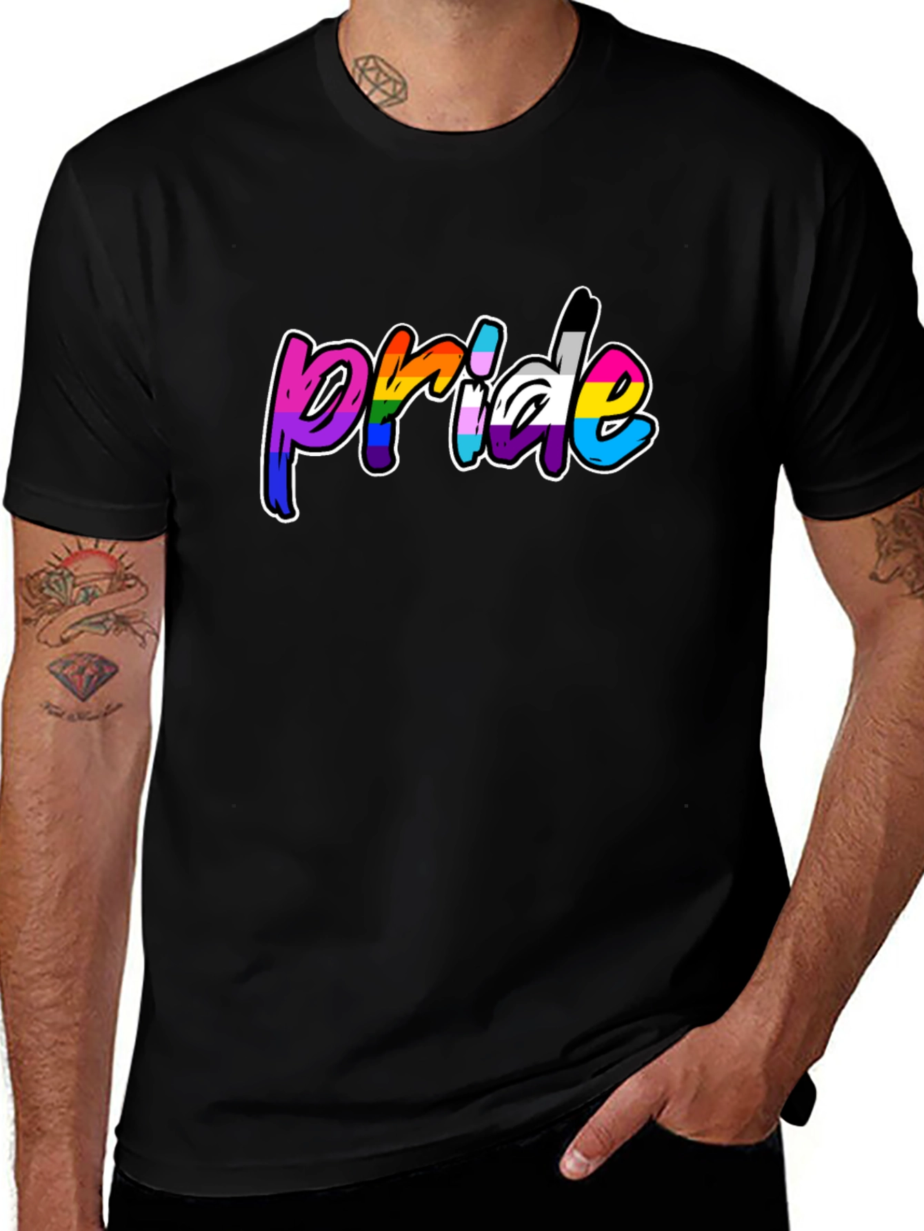 Pride Rainbow Graphic T-Shirt