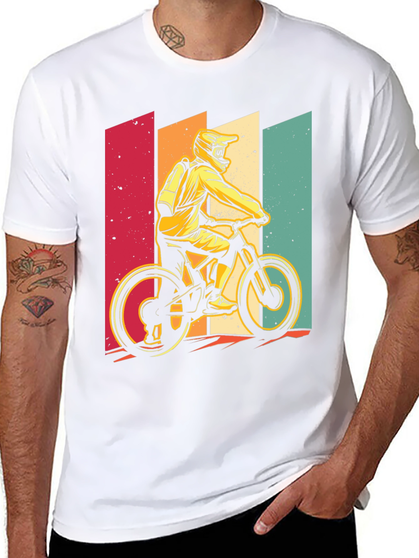 Retro Mountain Biker T-Shirt