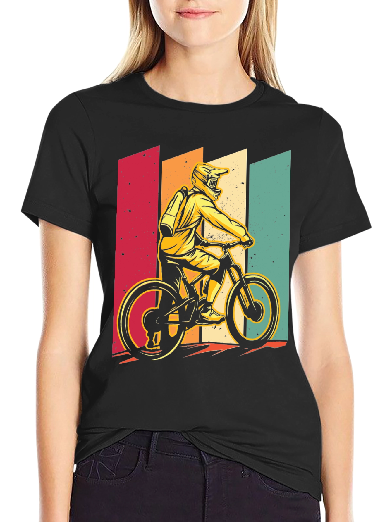 Retro Mountain Biker T-Shirt