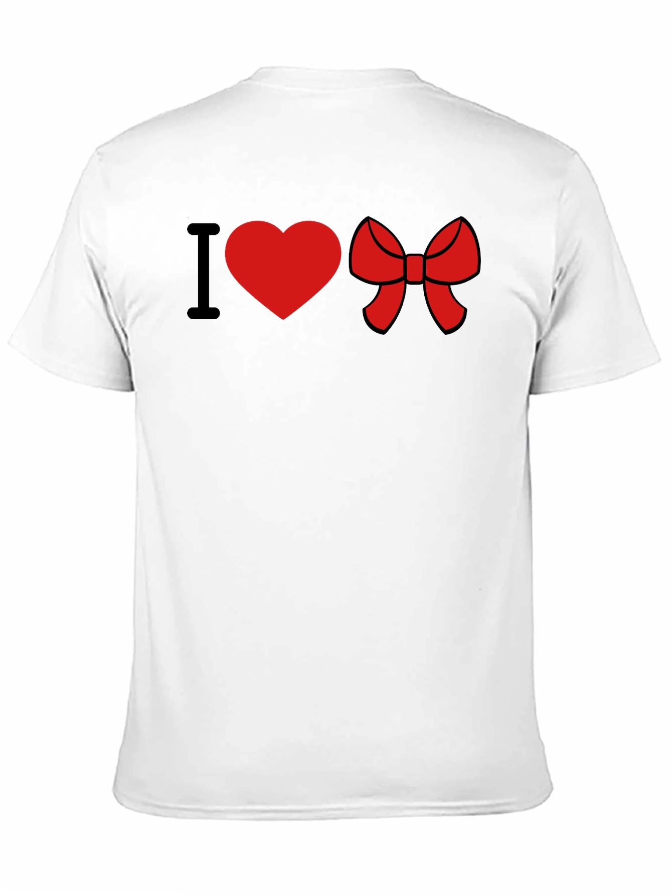 I Heart Bow Black Tee