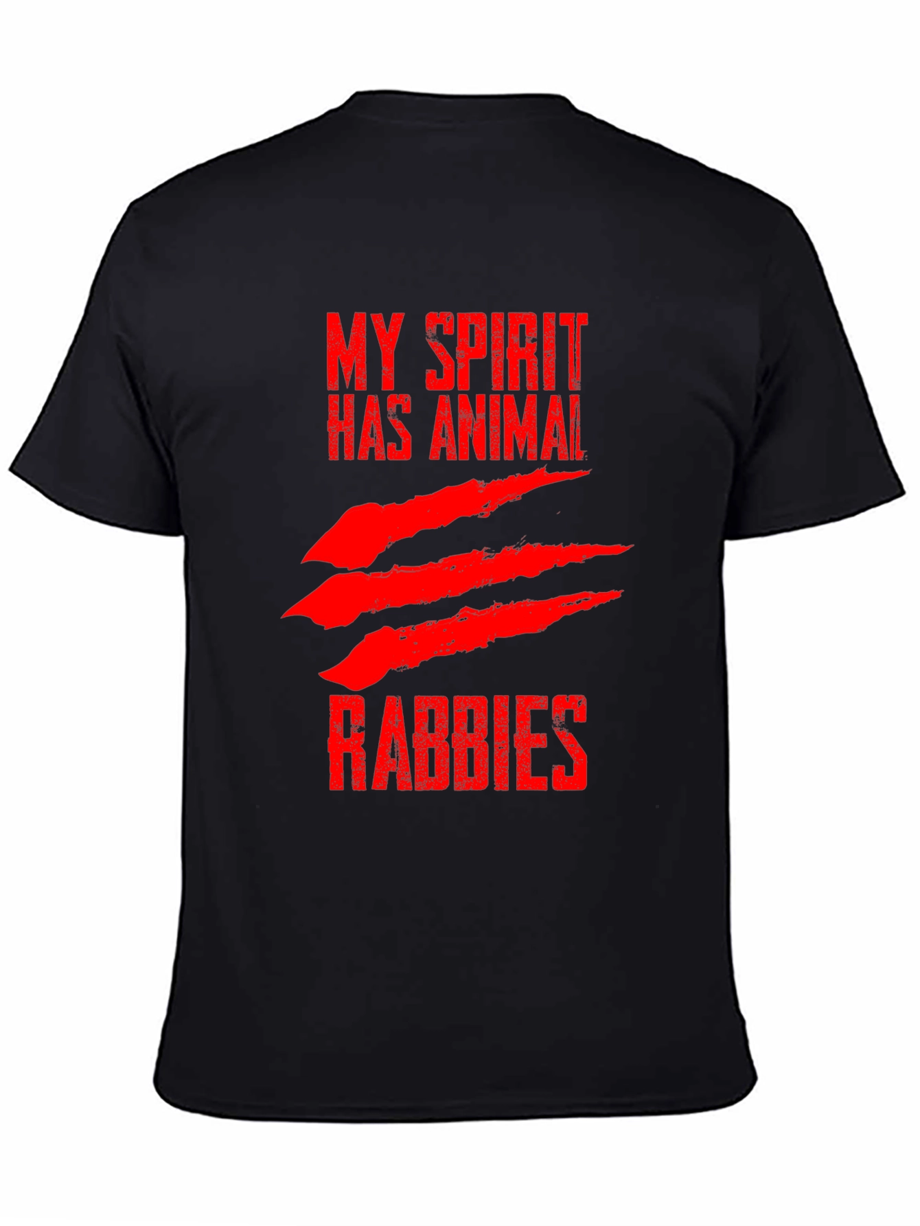 My Spirit Has Animal Rabbies Graphic T-Shirt