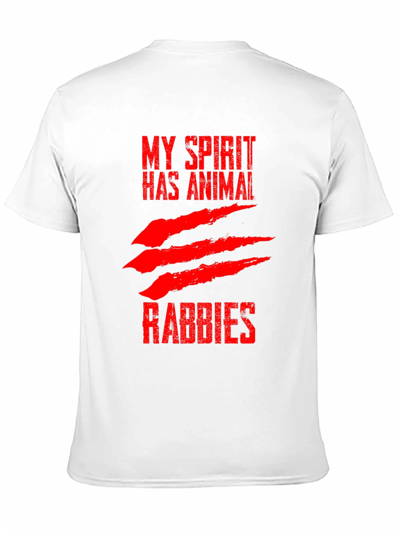 My Spirit Has Animal Rabbies Graphic T-Shirt