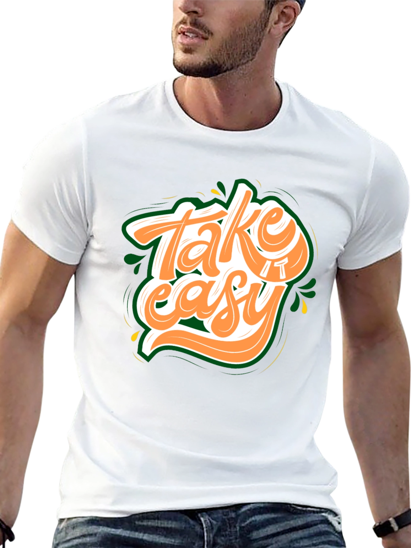 Take It Easy Graphic Tee - Casual Comfort