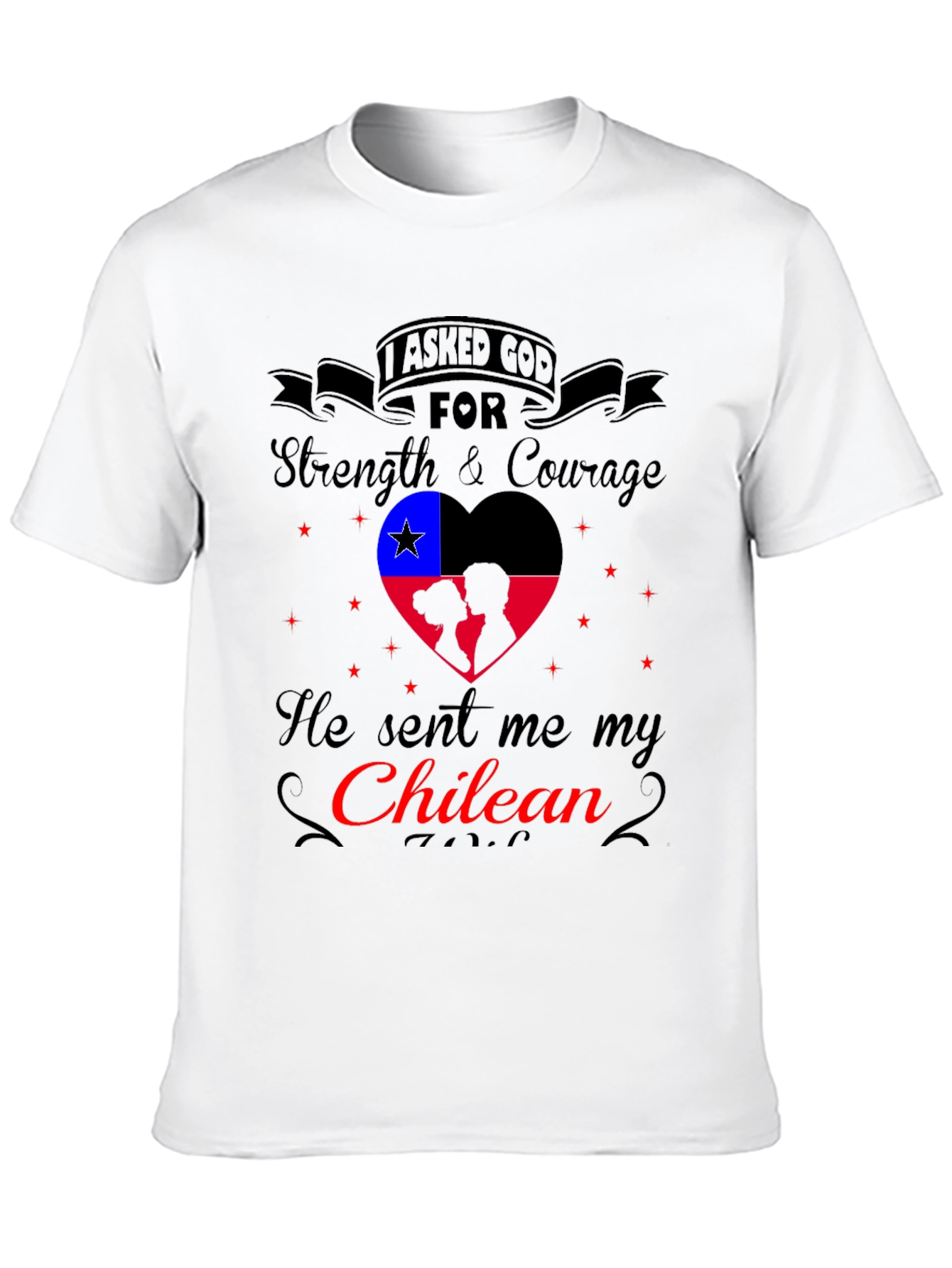 Chilean Pride T-Shirt - Strength and Courage
