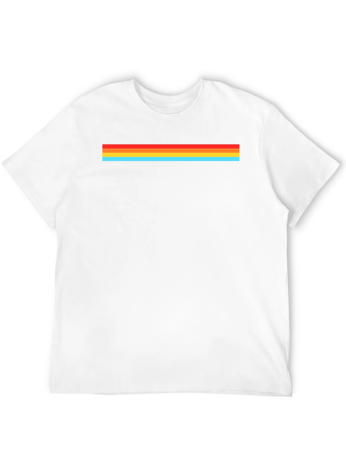 Retro Stripe Black Tee - Bold Style
