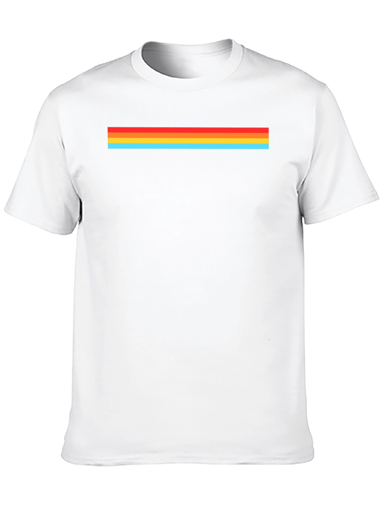 Retro Stripe Black Tee - Bold Style