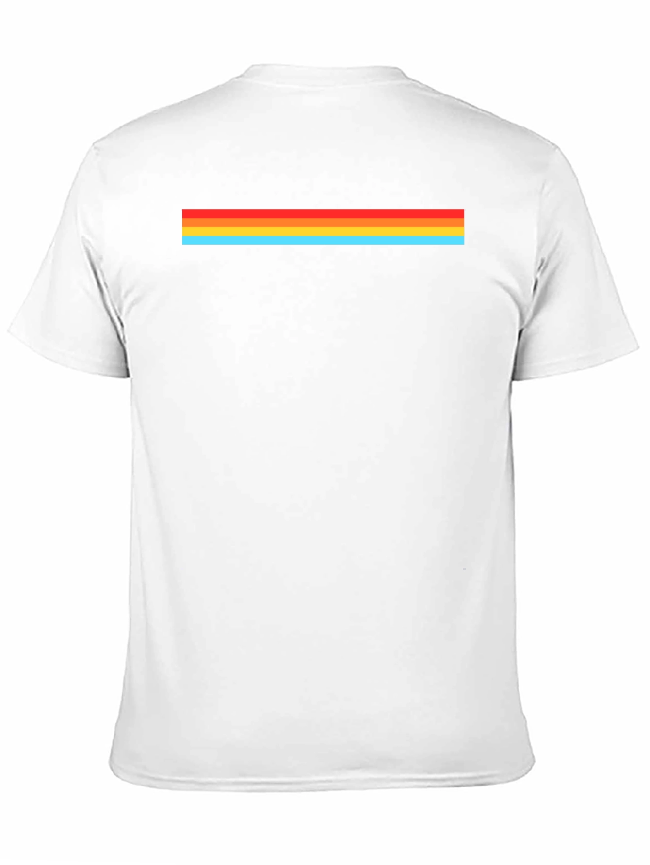 Retro Stripe Black Tee - Bold Style