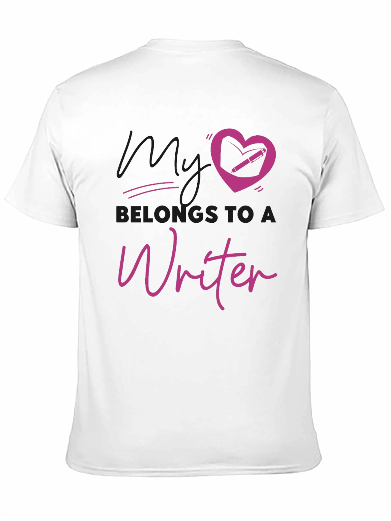 My Heart Belongs to a Writer T-Shirt