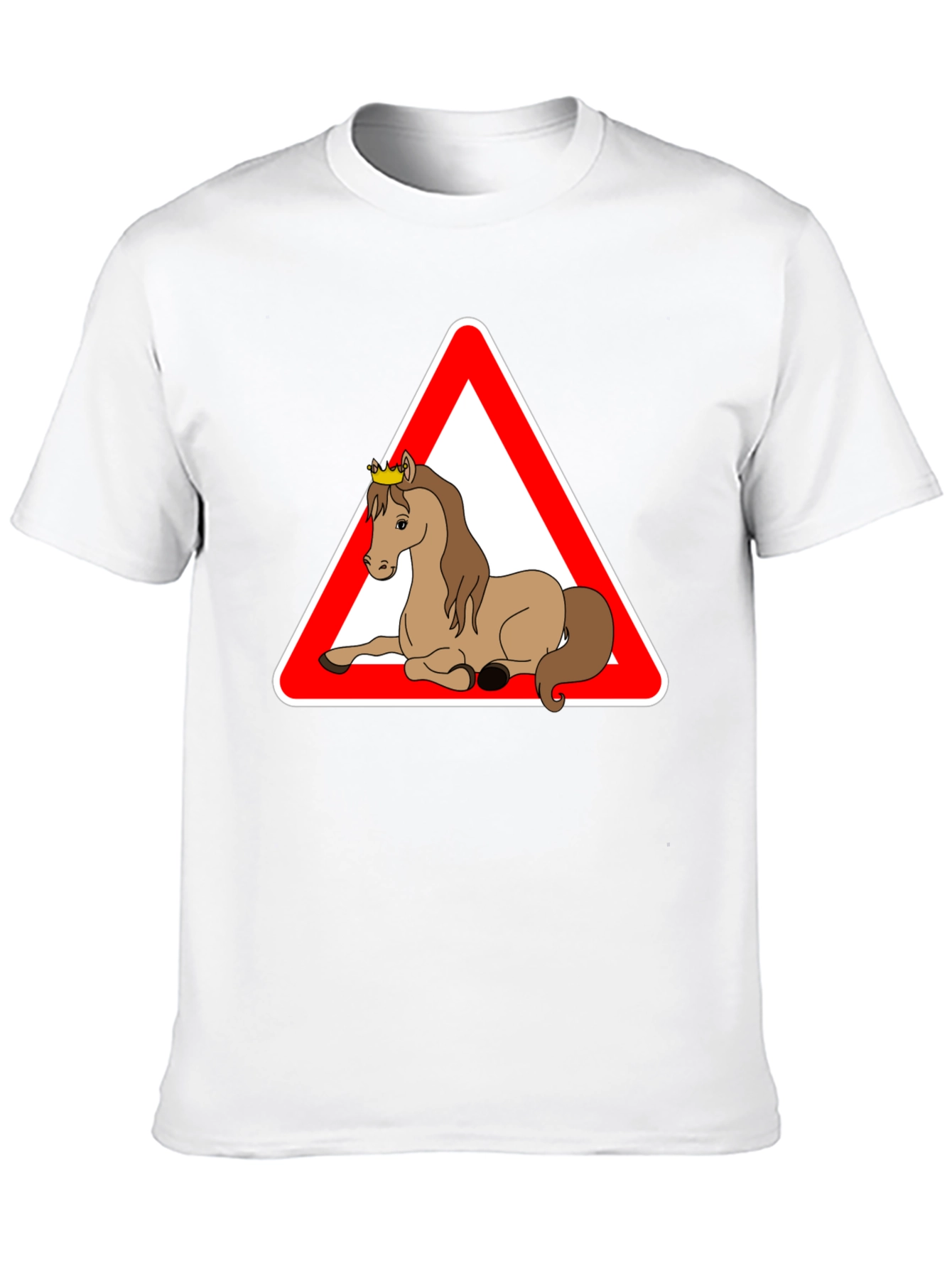 Novelty Horse Crossing T-Shirt