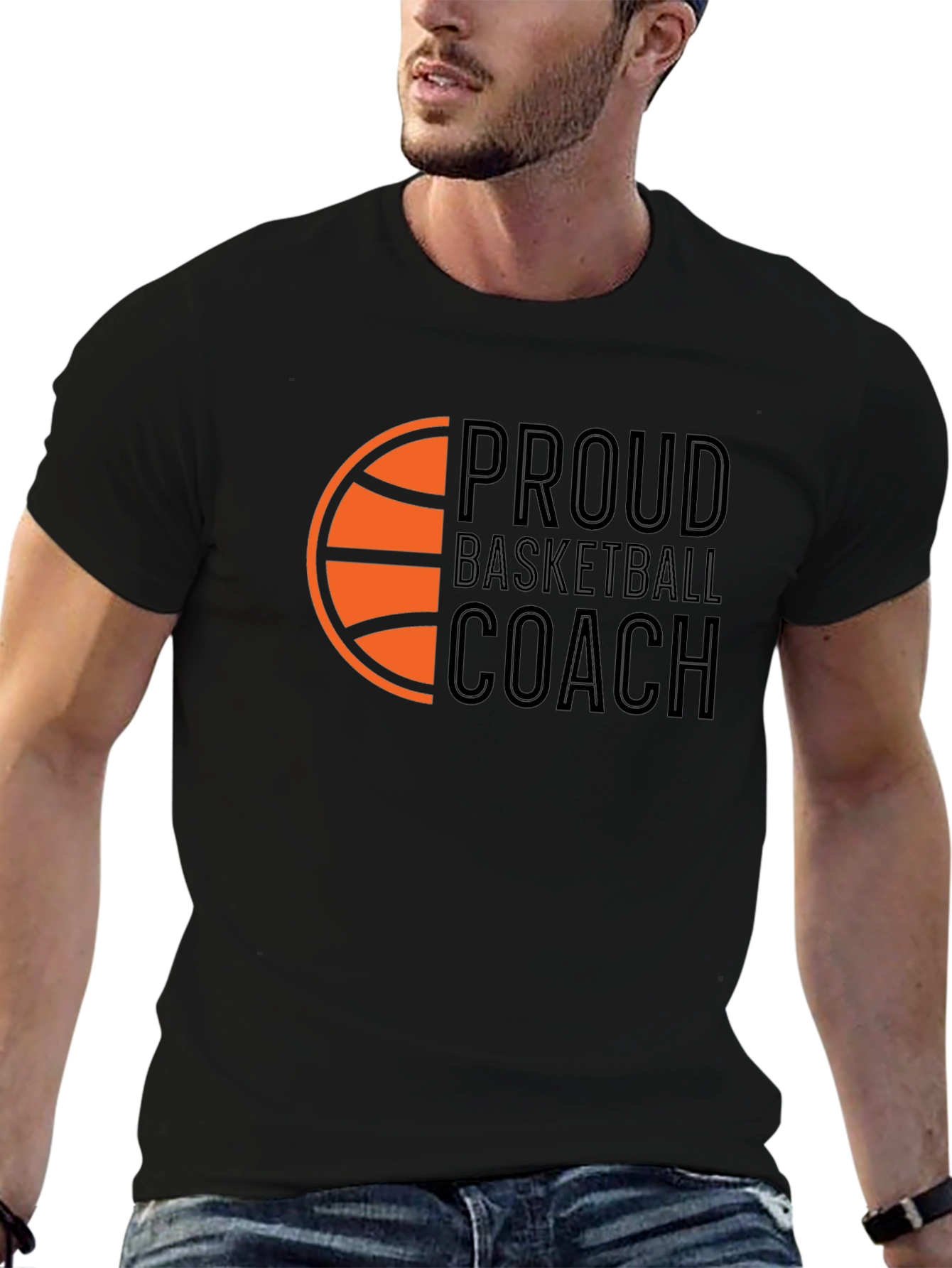 Proud Basketball Coach Graphic T-Shirt