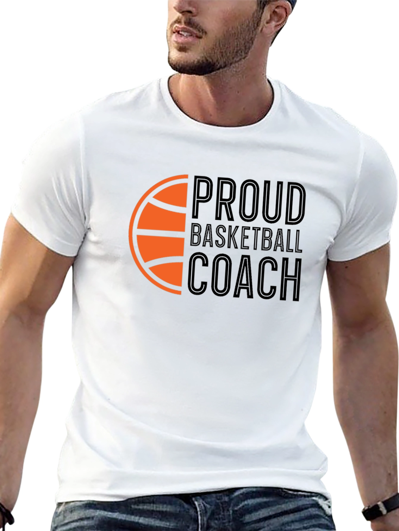 Proud Basketball Coach Graphic T-Shirt