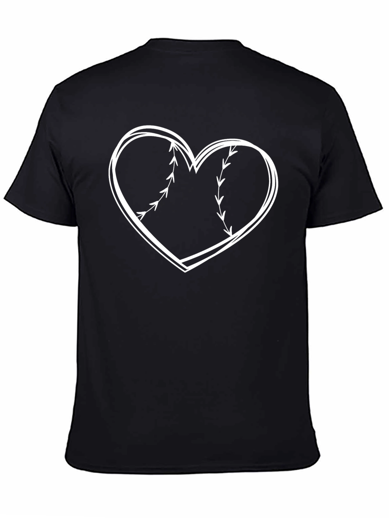 Baseball Heart Graphic Tee