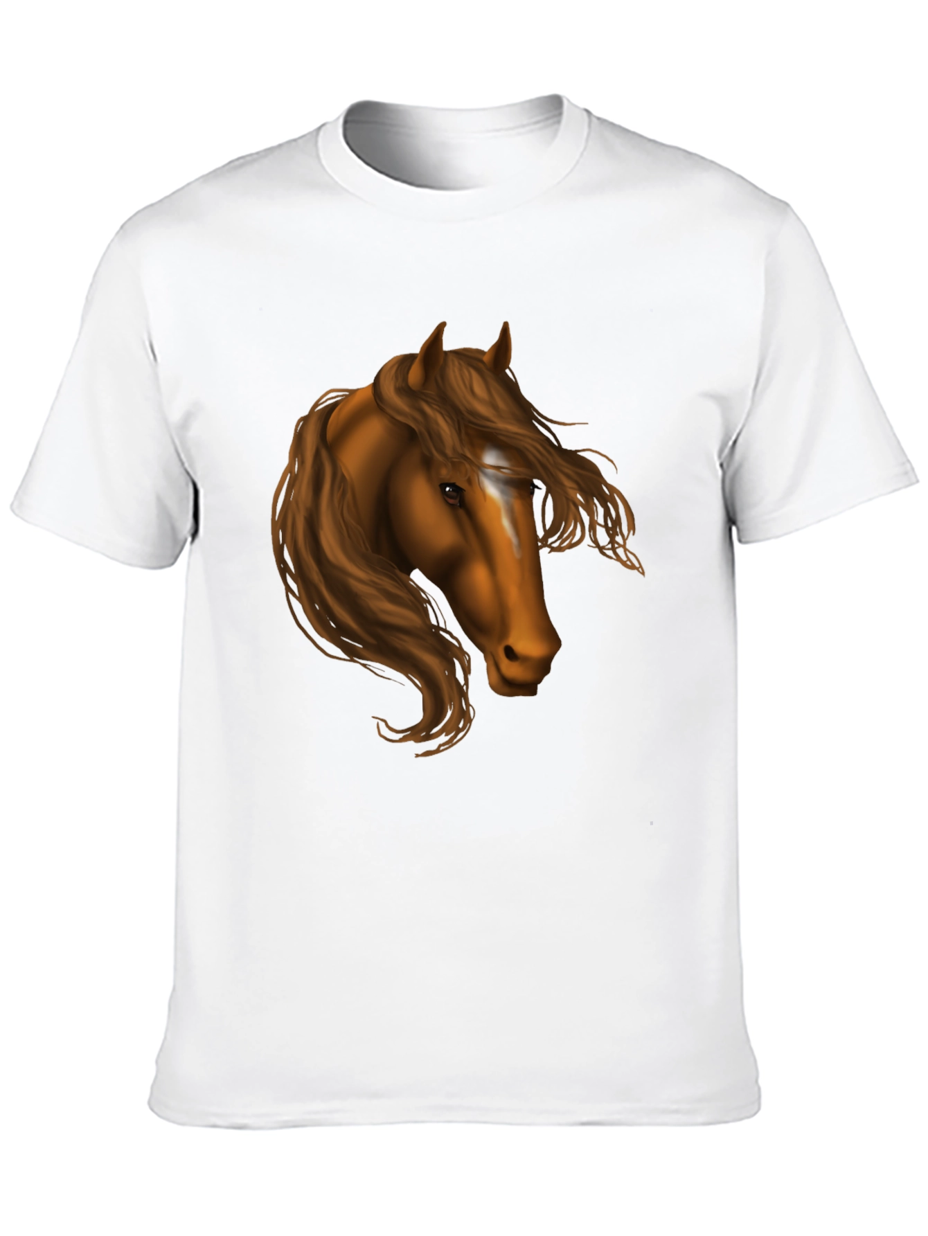 Horse Head Graphic Tee - Black T-Shirt