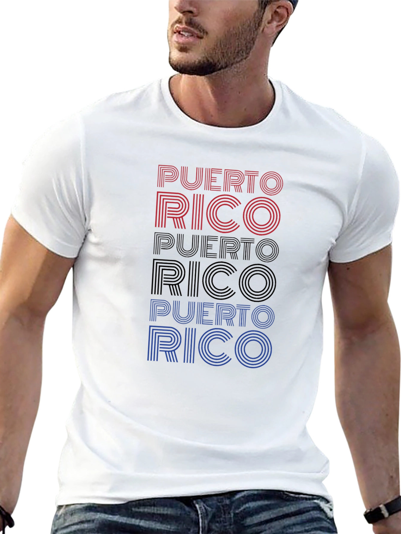 Puerto Rico Retro Graphic Tee