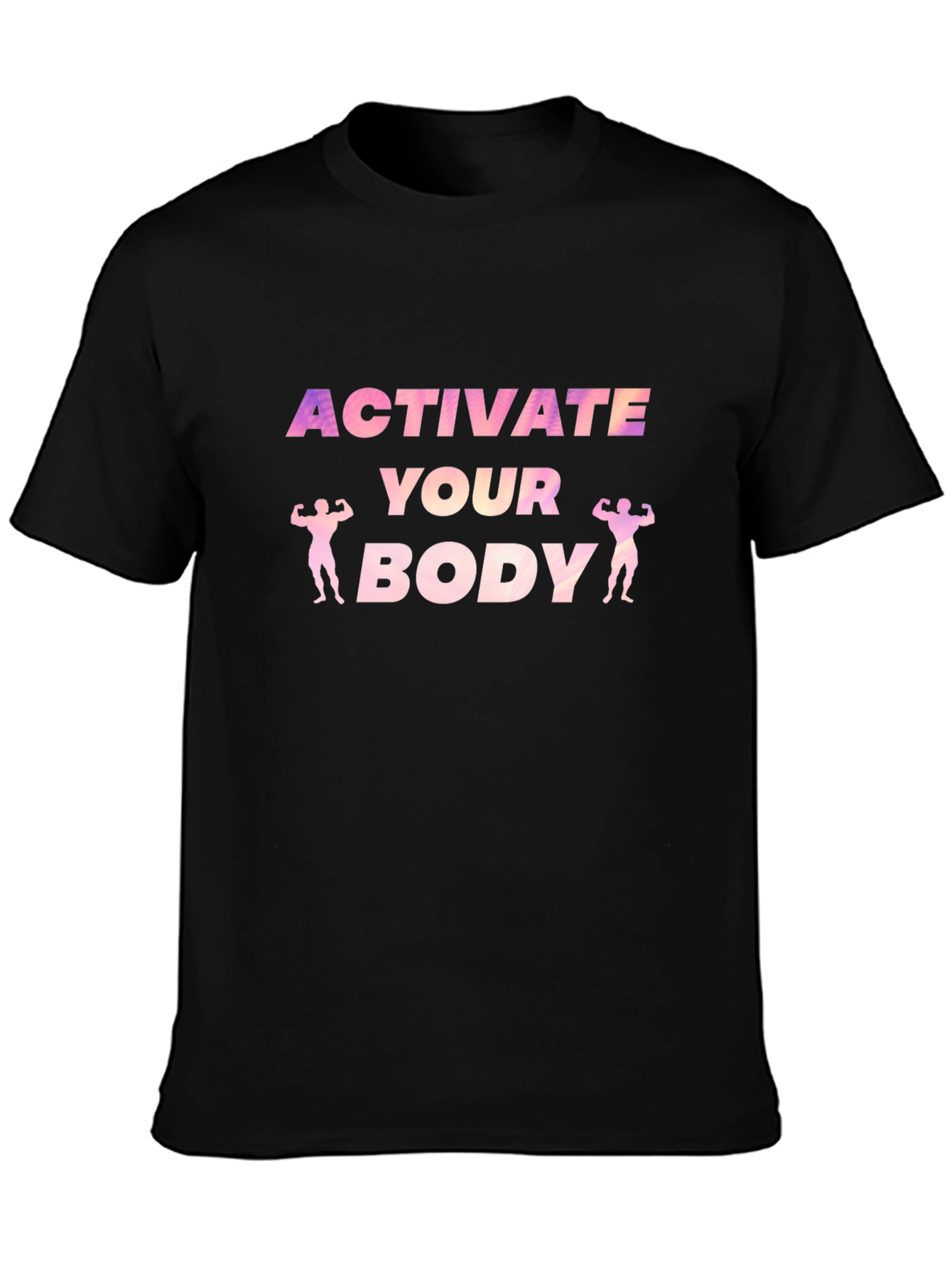 Activate Your Body Graphic Tee - Black