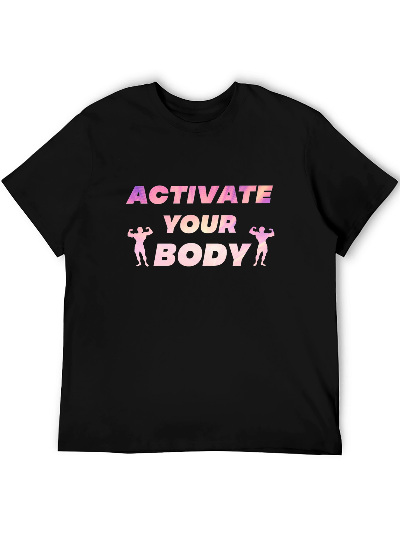 Activate Your Body Graphic Tee - Black