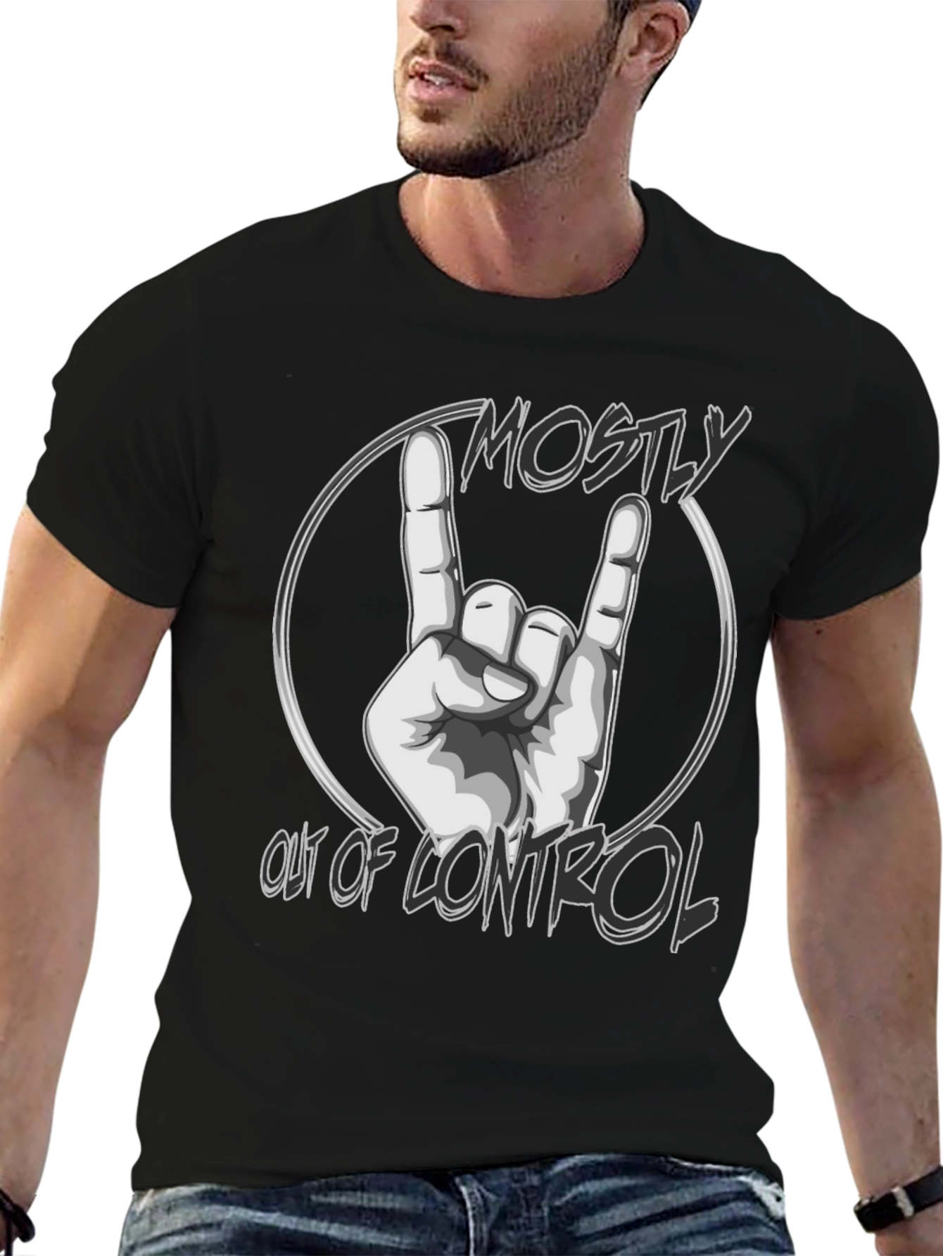 Mostly Out Of Control Graphic T-Shirt