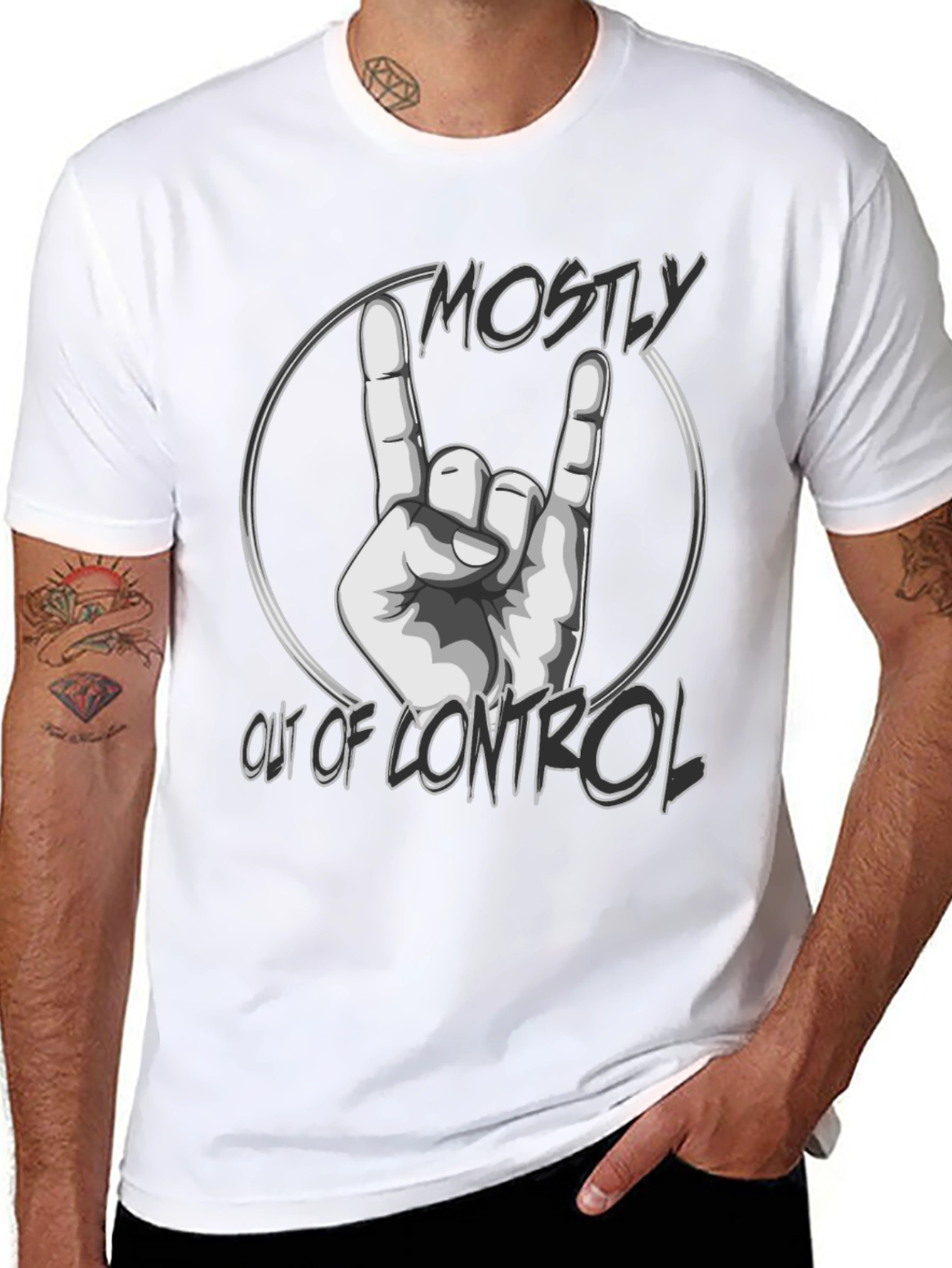 Mostly Out Of Control Graphic T-Shirt
