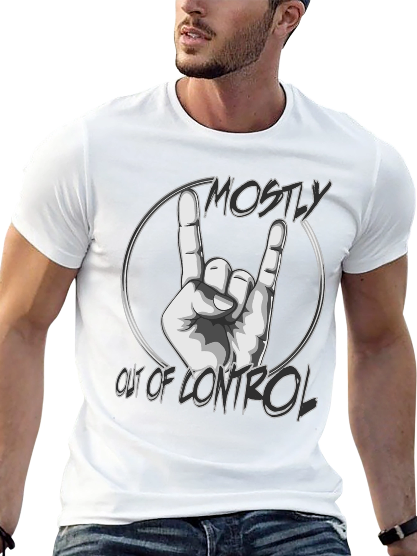 Mostly Out Of Control Graphic T-Shirt