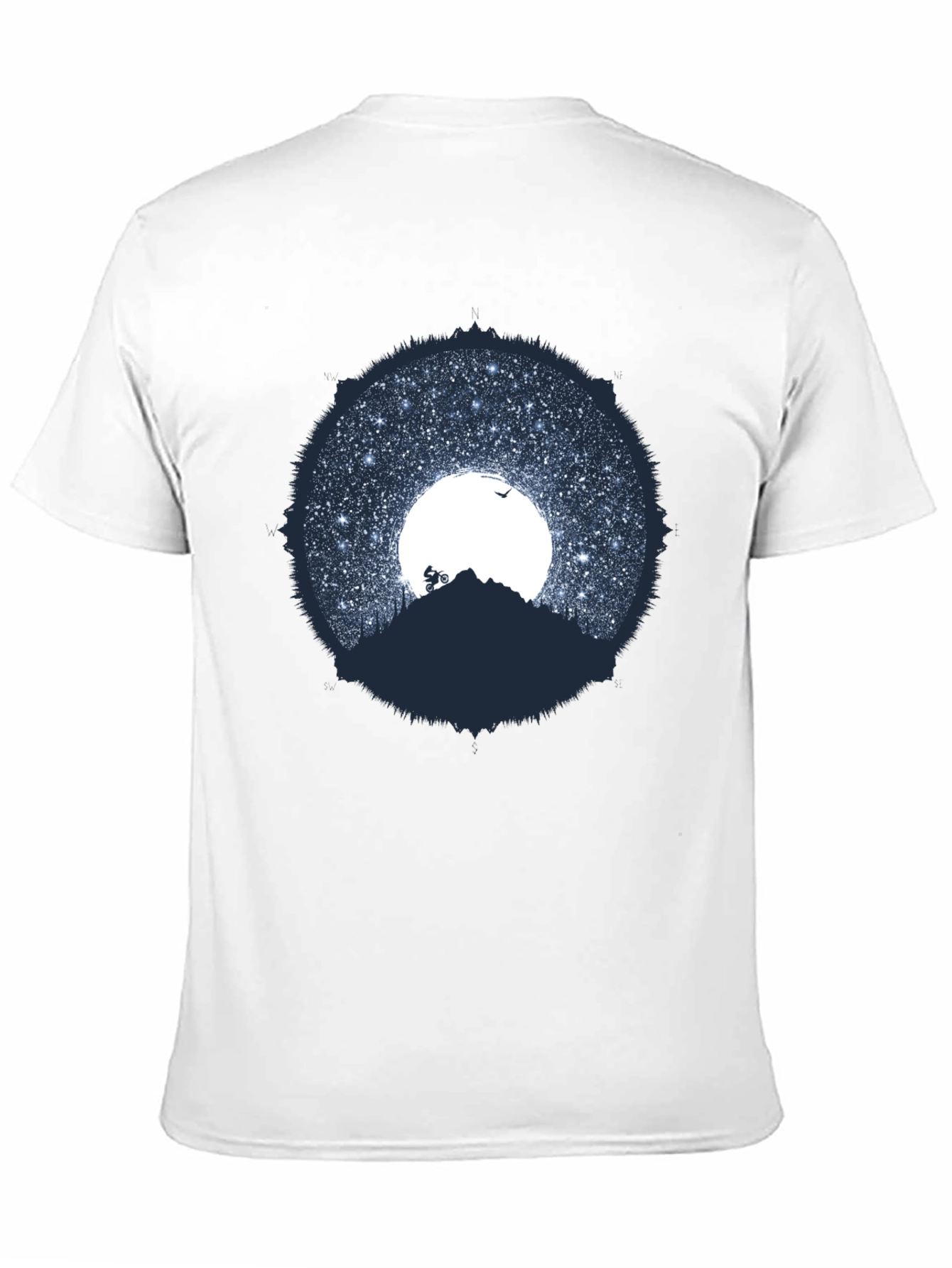 Mountain Biker Under the Stars T-Shirt