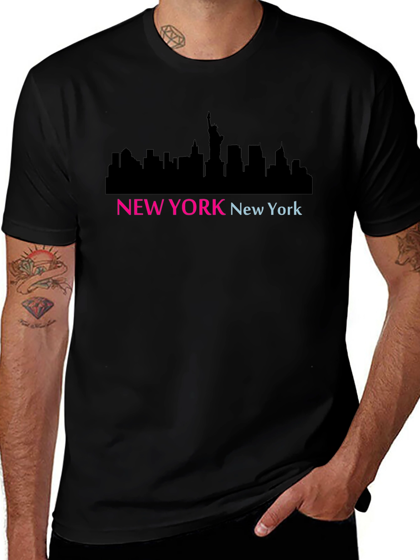 New York Skyline Graphic T-Shirt