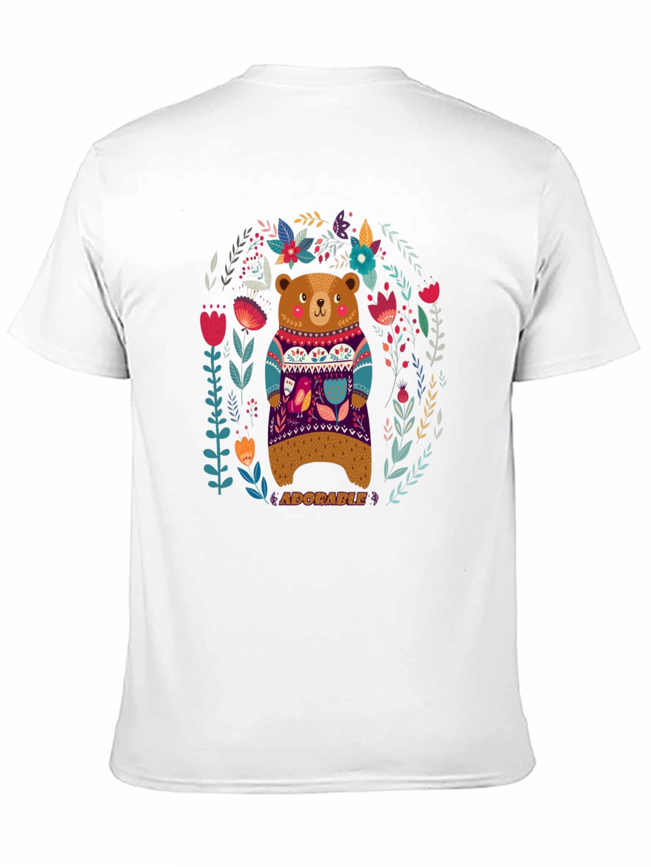 Adorable Bear Graphic T-Shirt - Unisex