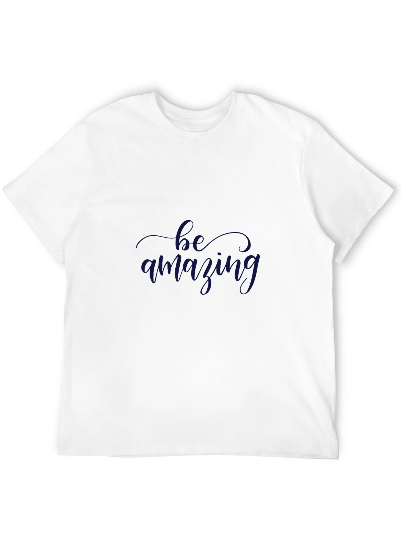 Be Amazing Graphic Tee - Black Cotton Blend Shirt