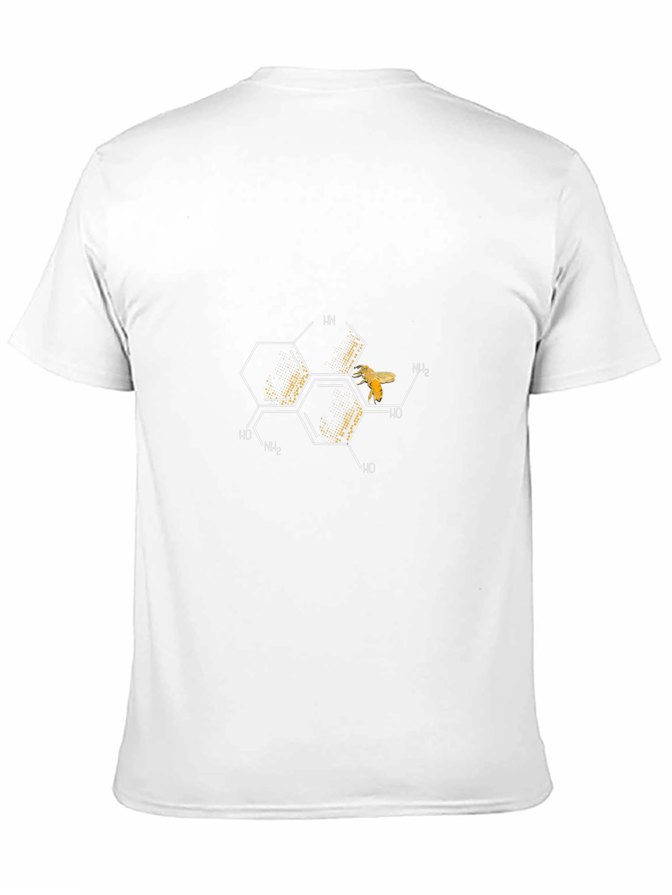 Honeycomb Bee Graphic Tee - Science & Nature Style