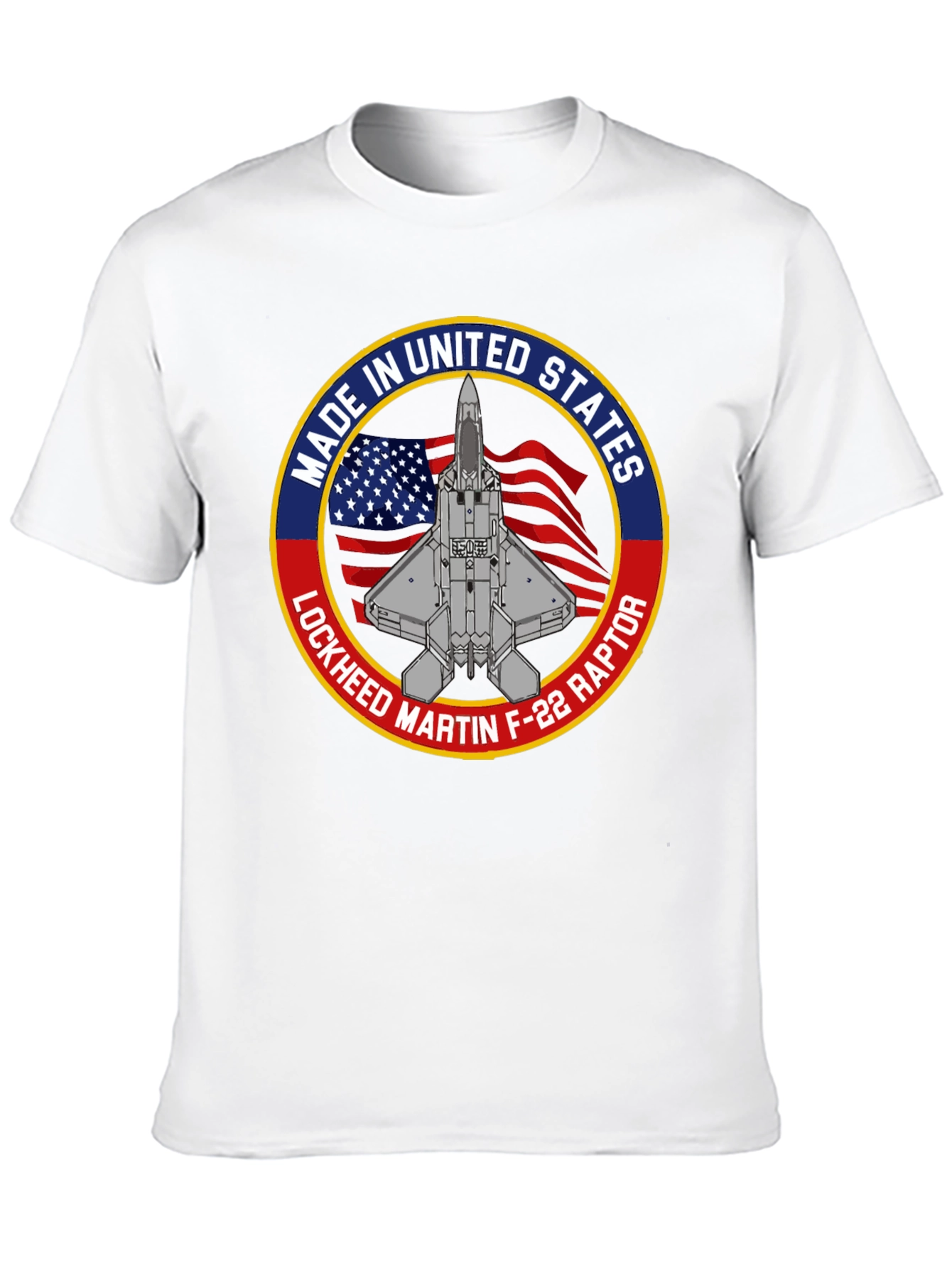 Lockheed Martin F-22 Raptor USA Made T-Shirt