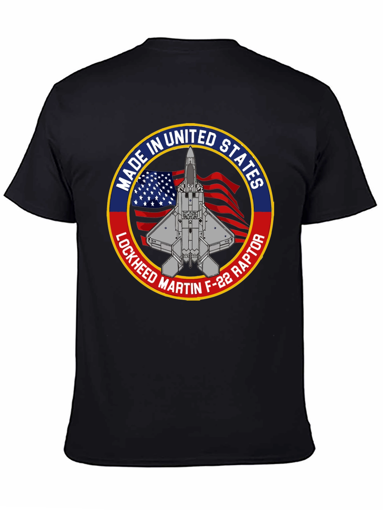 Lockheed Martin F-22 Raptor USA Made T-Shirt