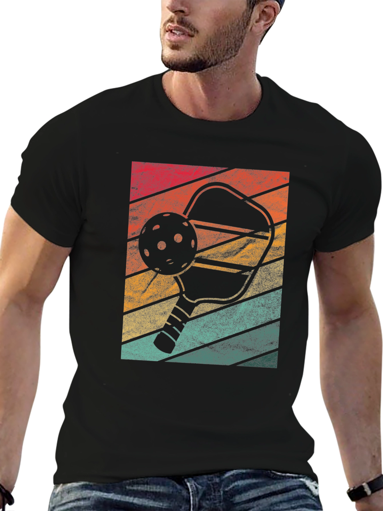 Retro Pickleball T-Shirt Sporty Graphic Tee