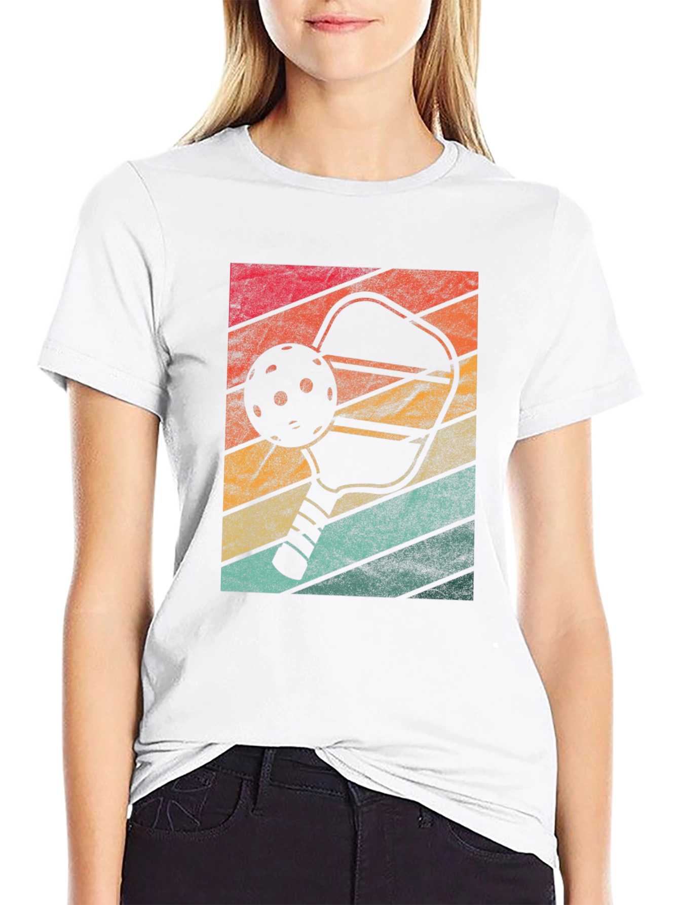 Retro Pickleball T-Shirt Sporty Graphic Tee