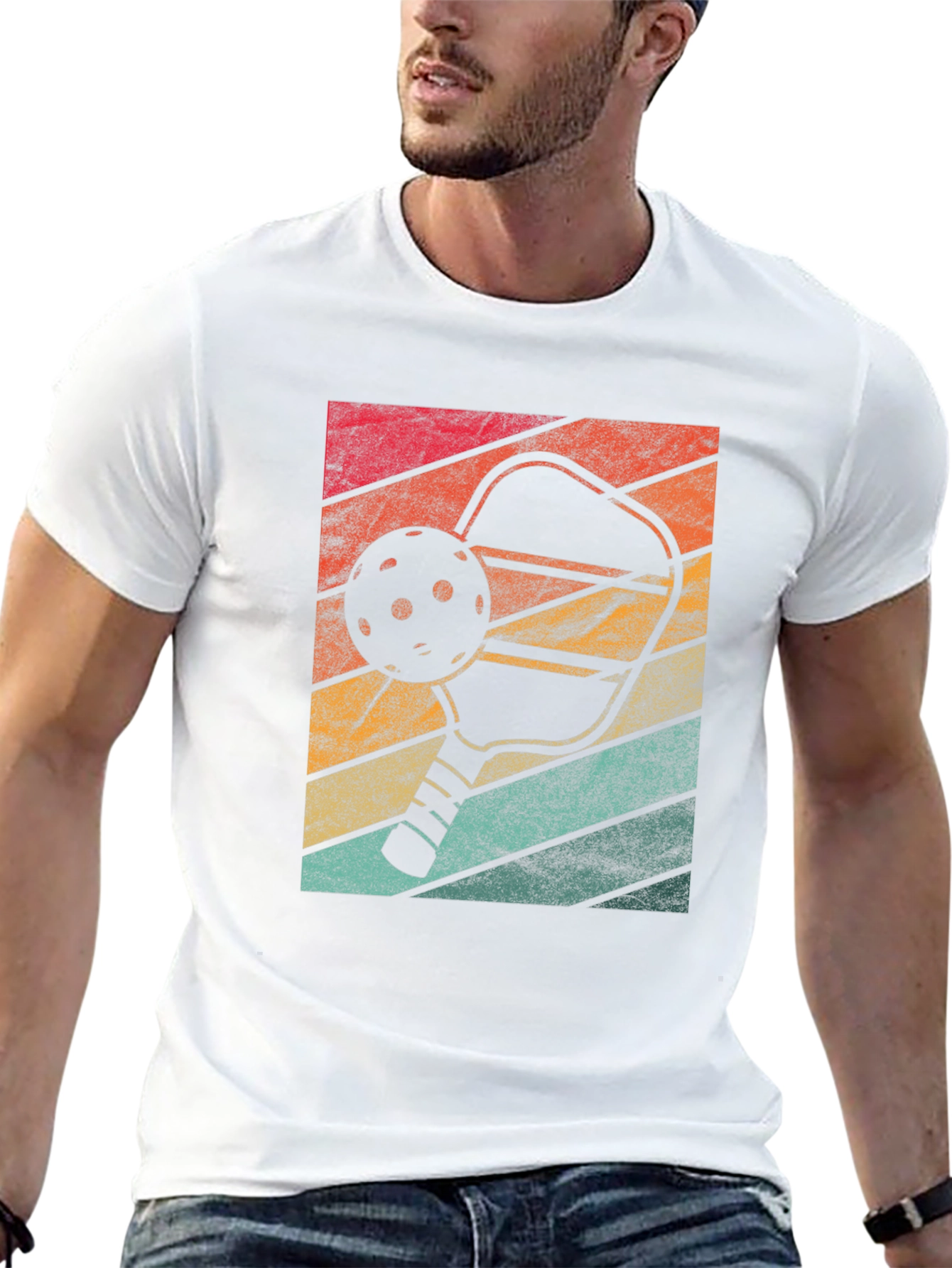 Retro Pickleball T-Shirt Sporty Graphic Tee