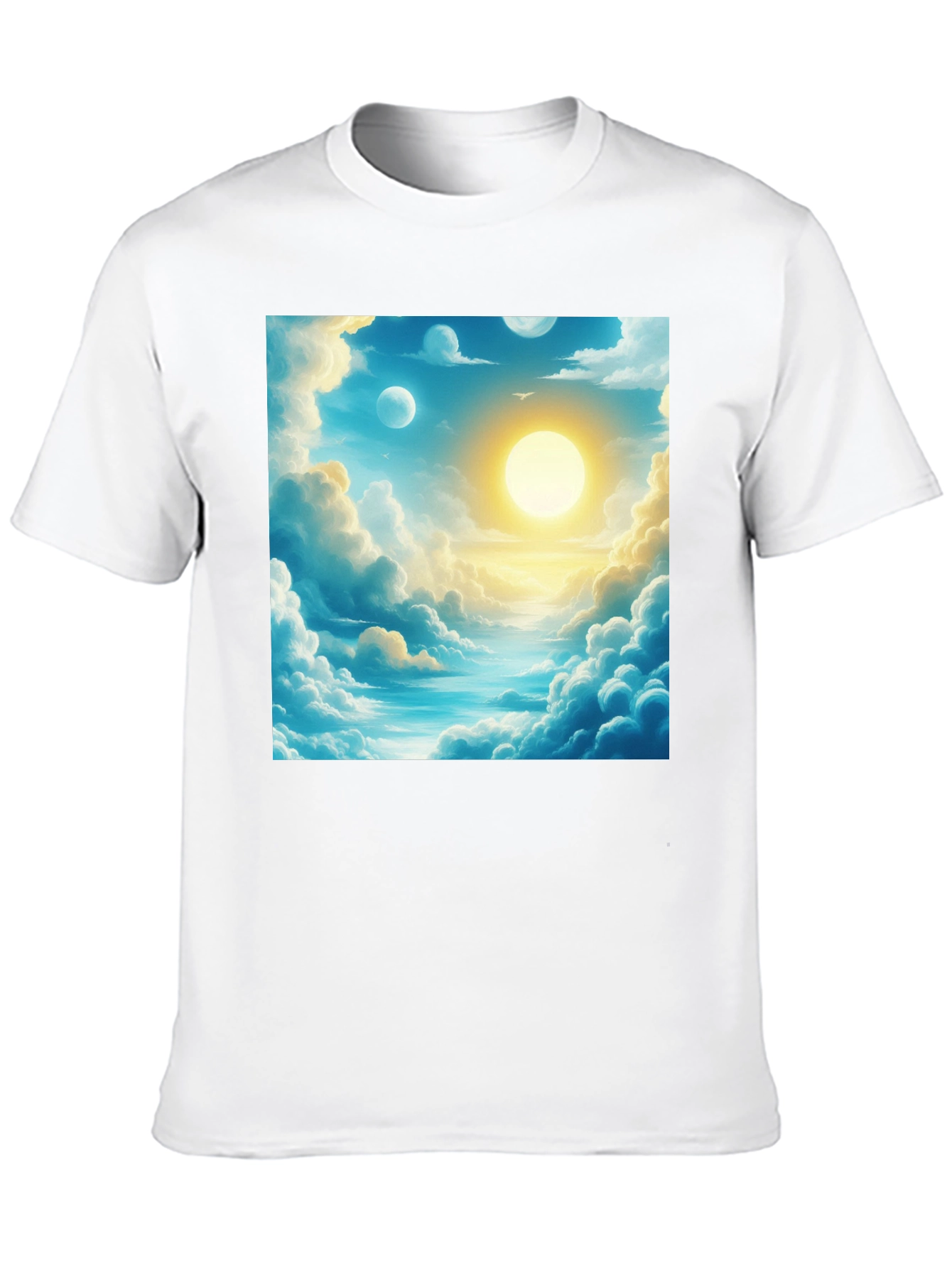 Dreamscape Print Black Tee