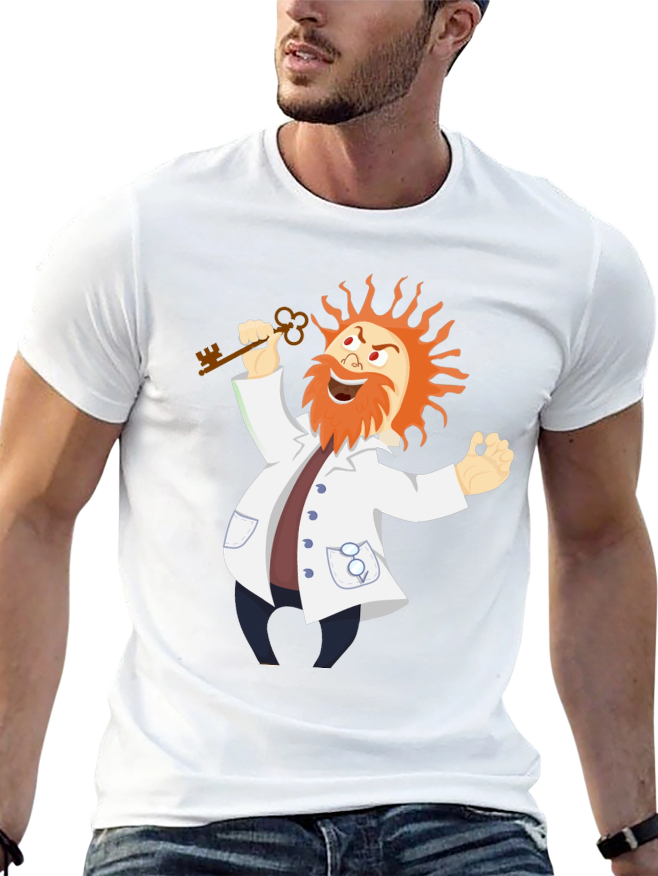 Mad Scientist T-Shirt - Key to Knowledge