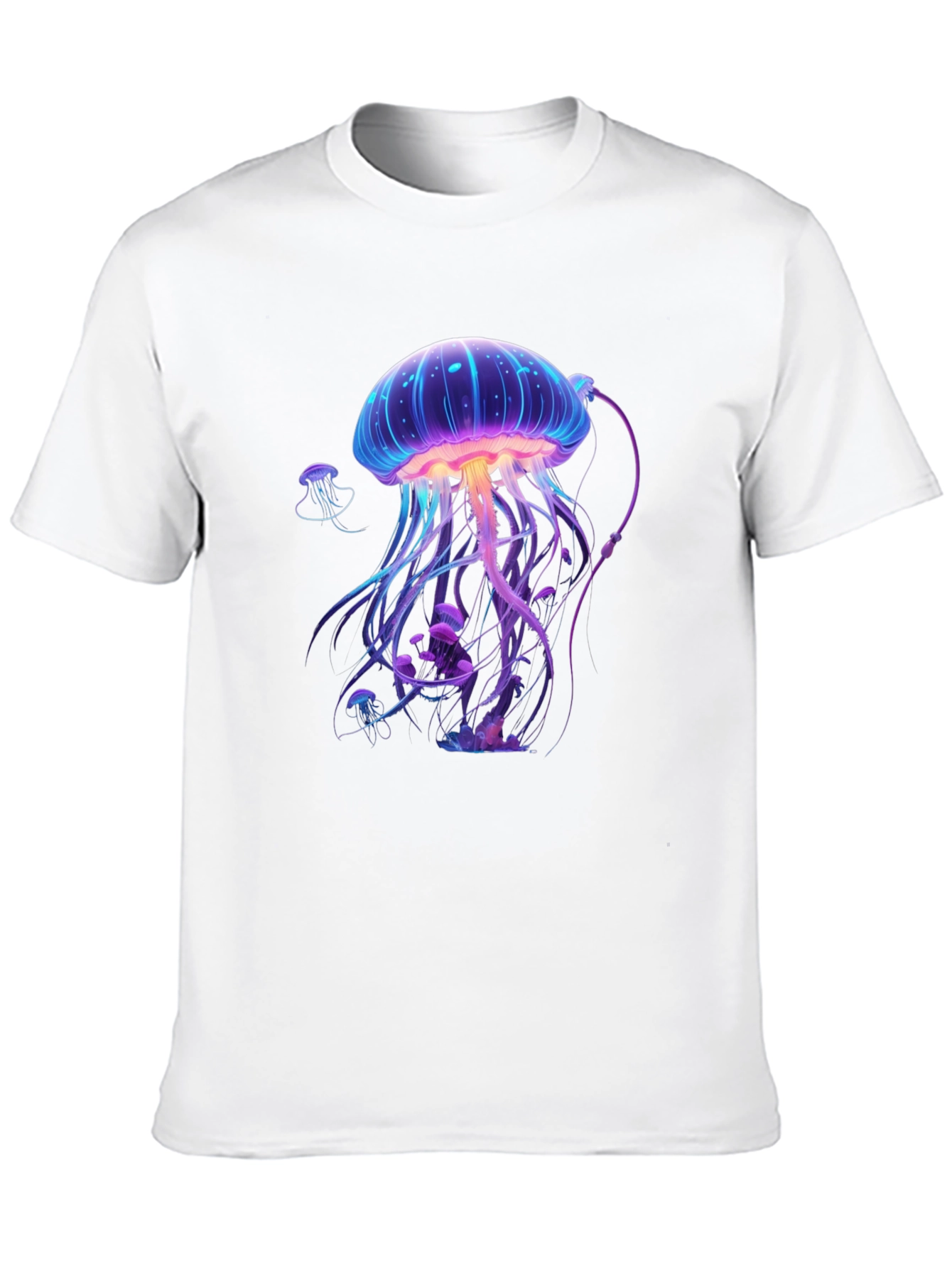 Jellyfish Graphic T-Shirt - Unique Neon Design
