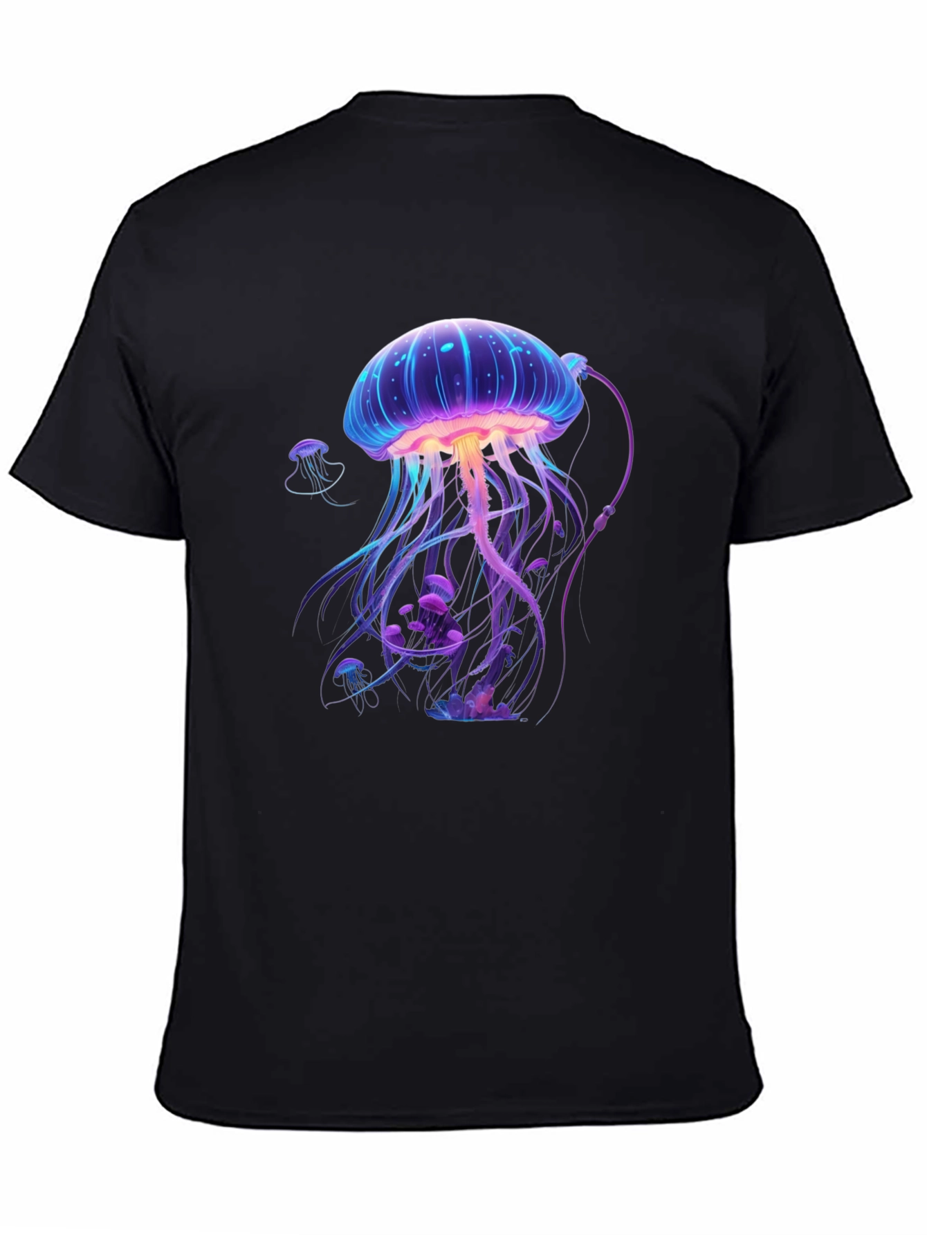 Jellyfish Graphic T-Shirt - Unique Neon Design