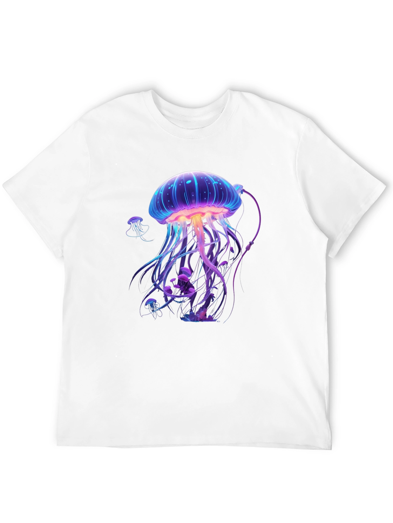 Jellyfish Graphic T-Shirt - Unique Neon Design