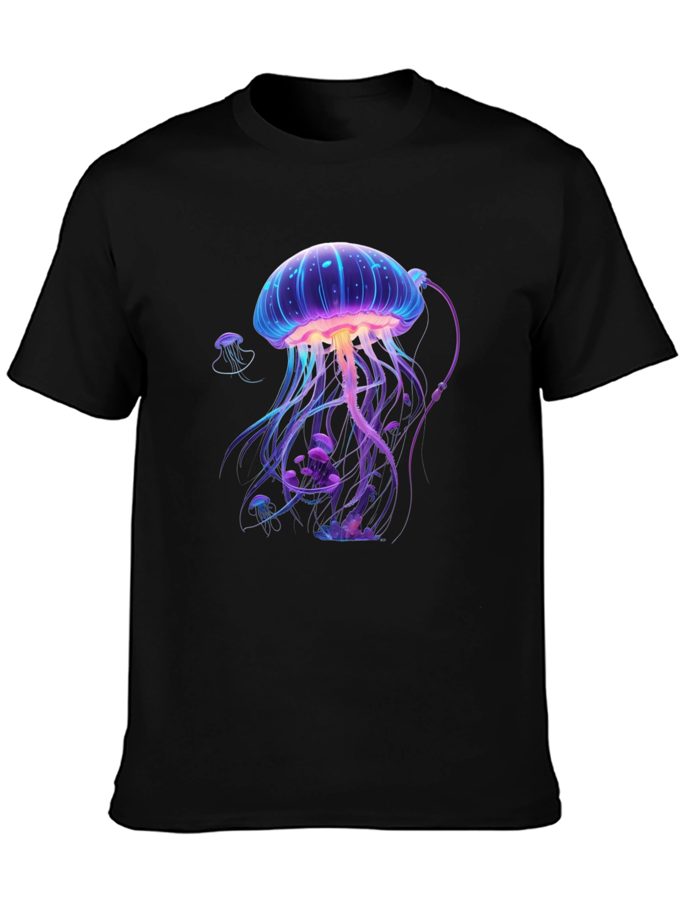 Jellyfish Graphic T-Shirt - Unique Neon Design