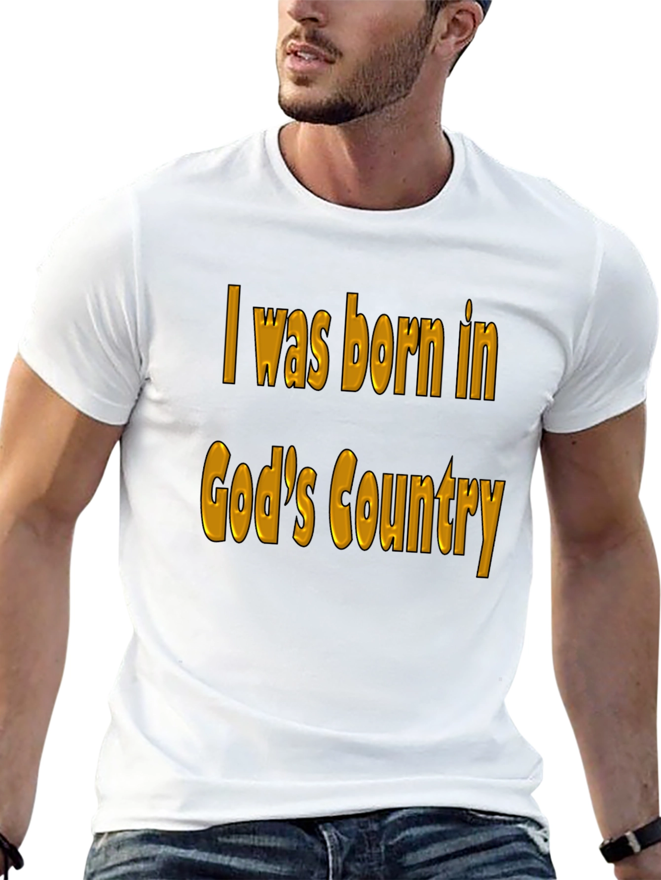 Gods Country Black T-Shirt
